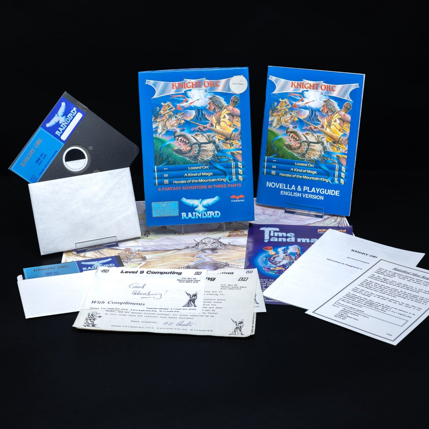Knight Orc - IBM PC - 5,25 Zoll Disk - Big Box CiB Vollständig - Top Zustand