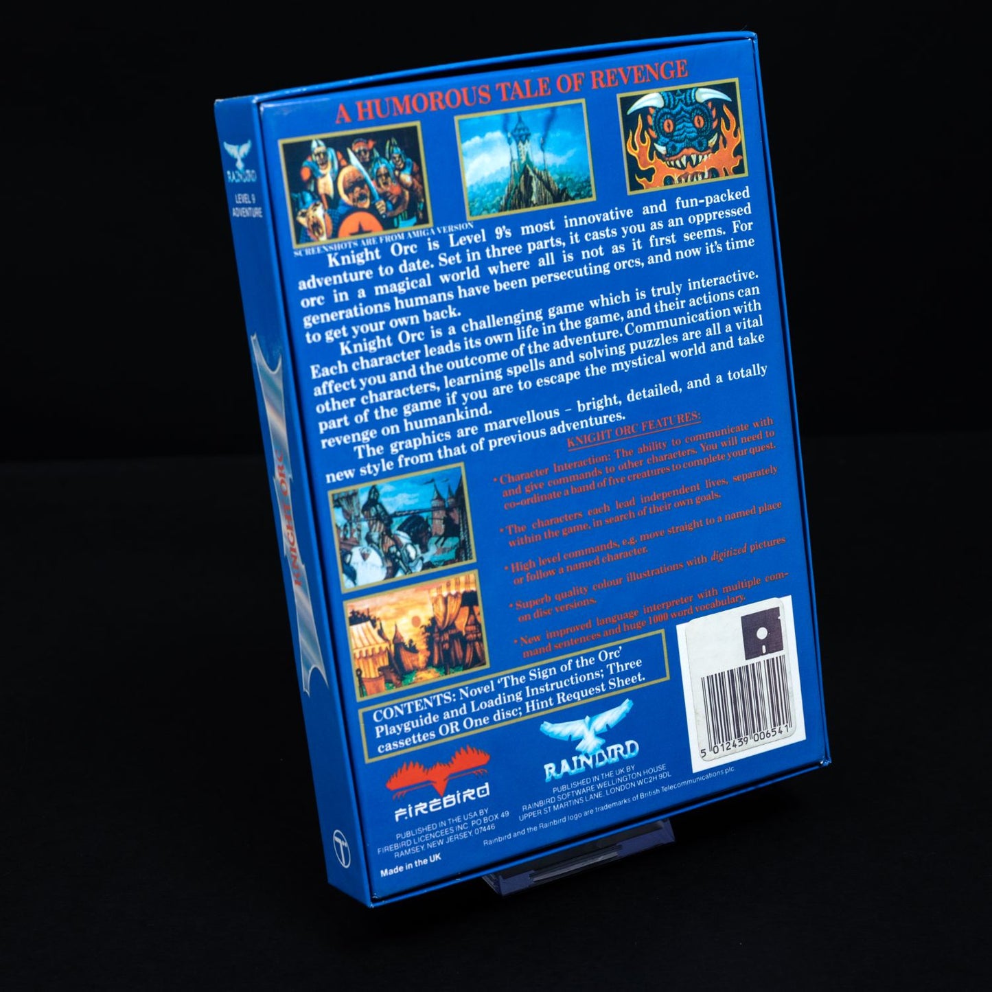 Knight Orc - IBM PC - 5,25 Zoll Disk - Big Box CiB Vollständig - Top Zustand