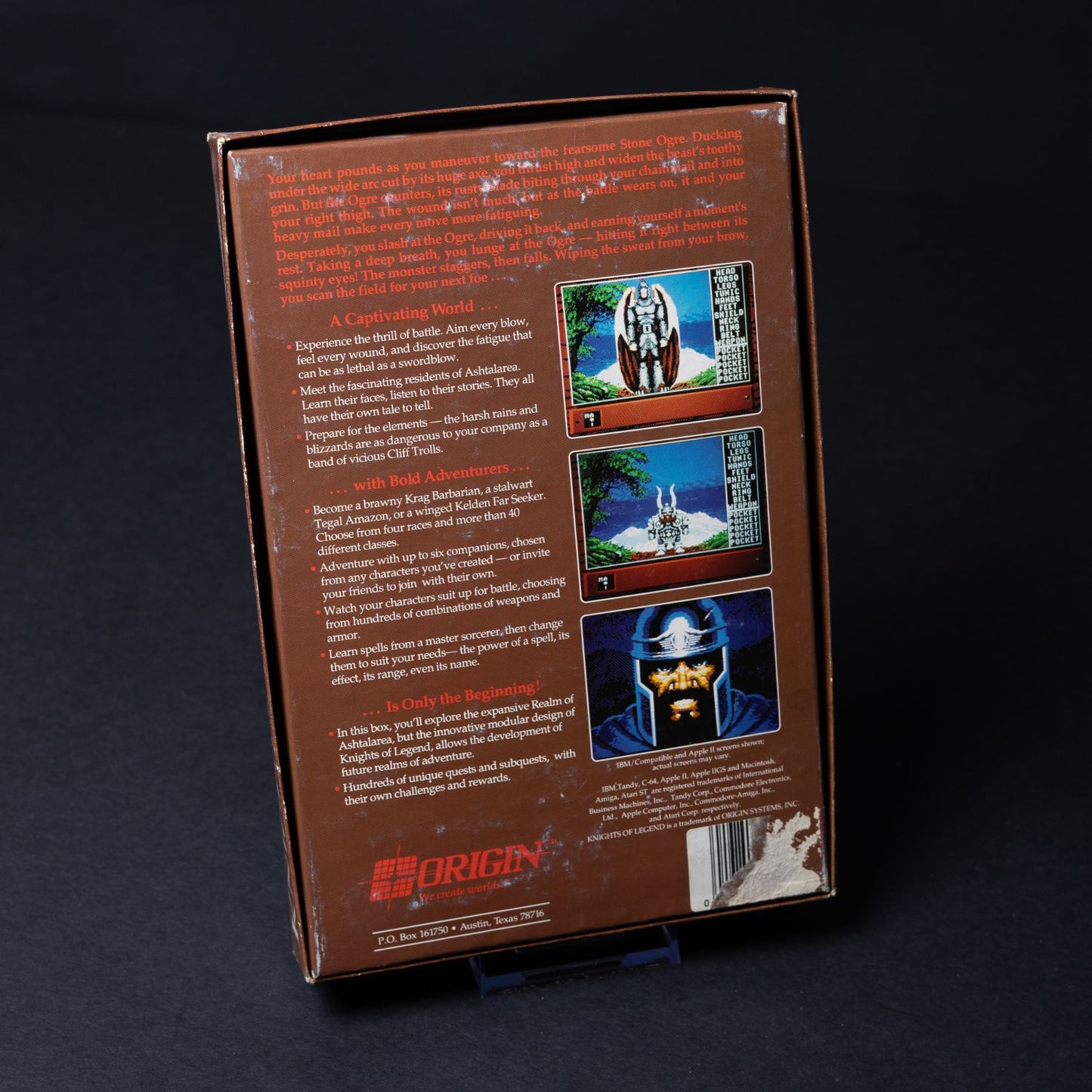Knights of Legend - PC IBM/MS-DOS Spiel 5,25'' - Big Box CiB - Zustand Sehr Gut