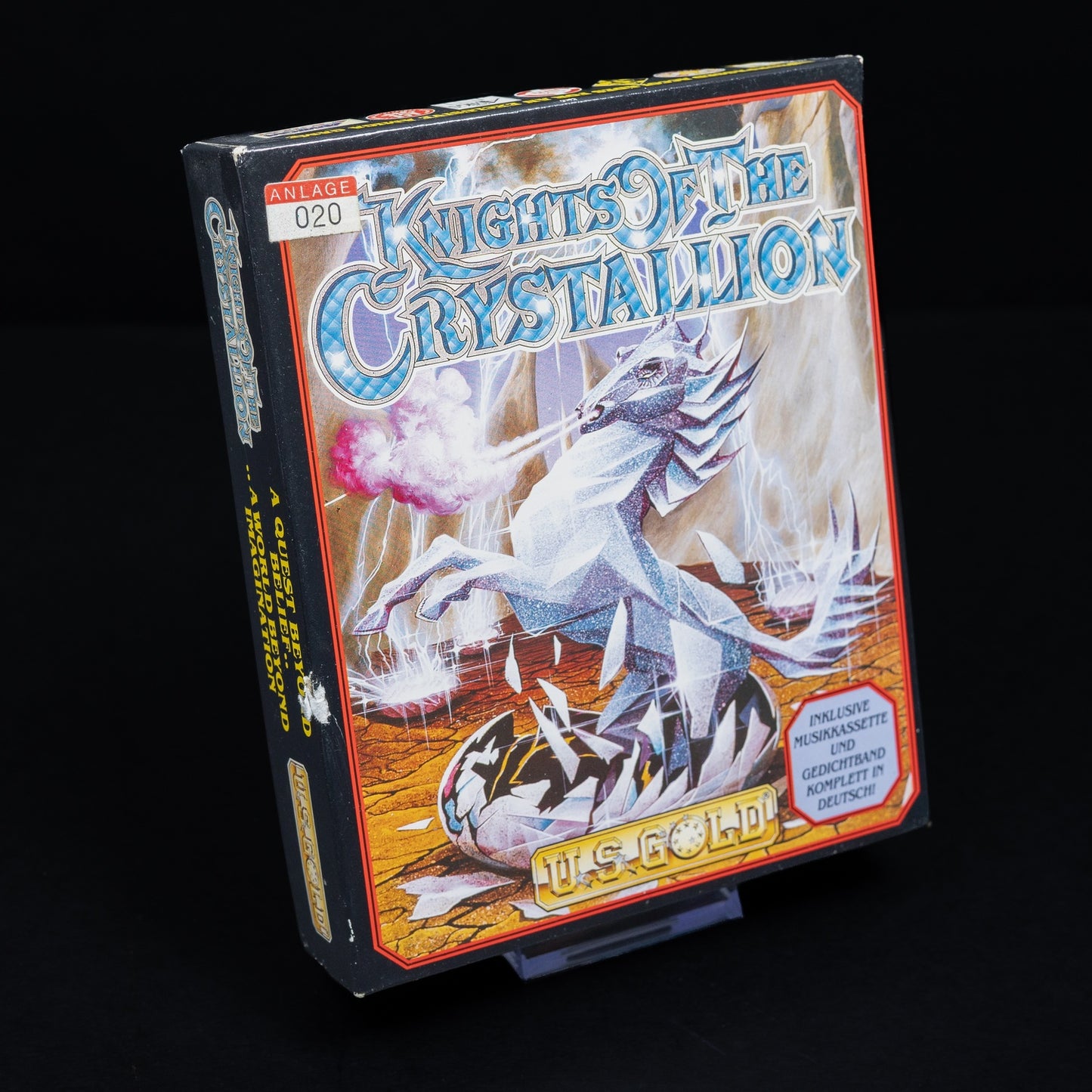 Knights of the Crystallion - Amiga Spiel - Big Box CiB - Zustand Gut