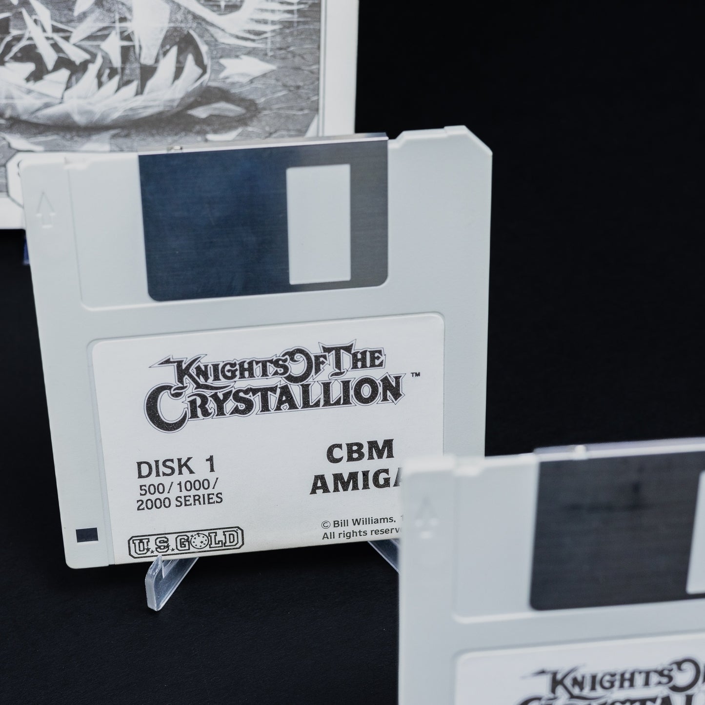Knights of the Crystallion - Amiga Spiel - Big Box CiB - Zustand Gut