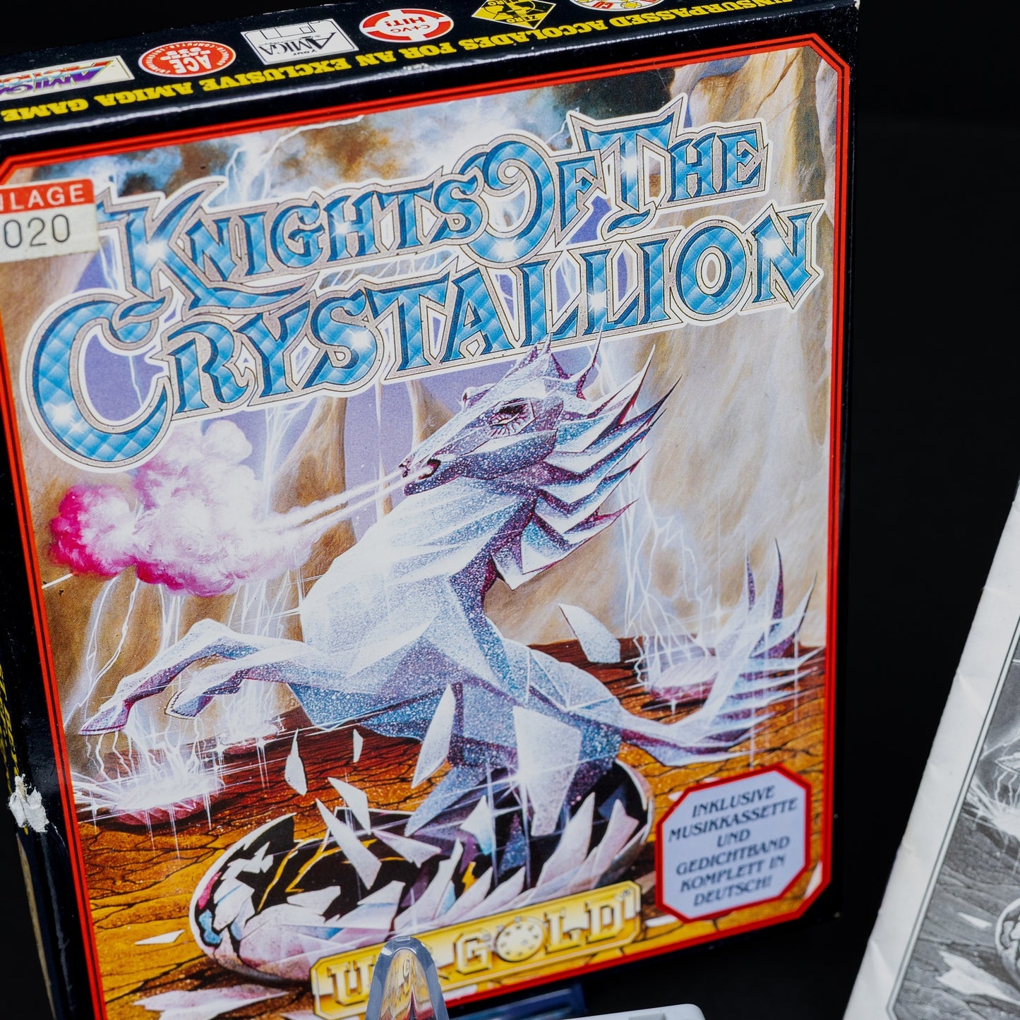 Knights of the Crystallion - Amiga Spiel - Big Box CiB - Zustand Gut