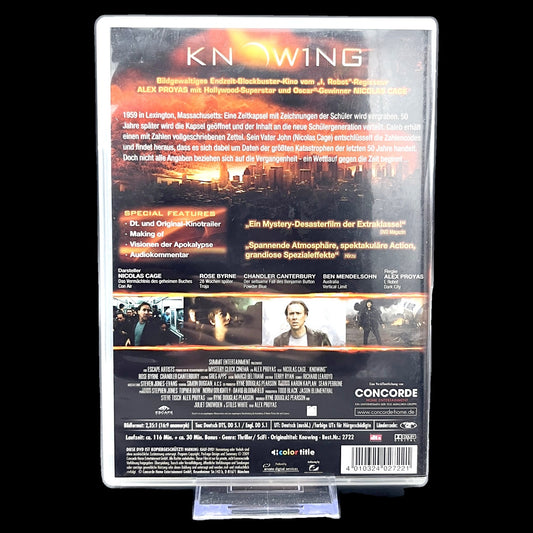 Knowing - Nicolas Cage - Sci-Fi & Fantasy - Mysterium - DVD - Film - Gebraucht