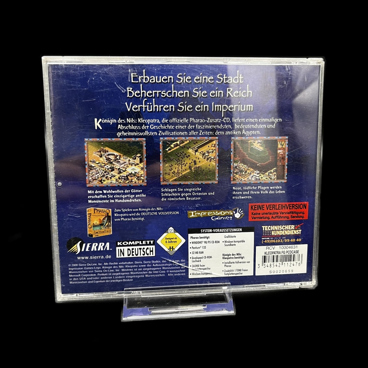 Königin des Nils Kleopatra - PC - Complete in Box - Disc - deutsch - Gebraucht