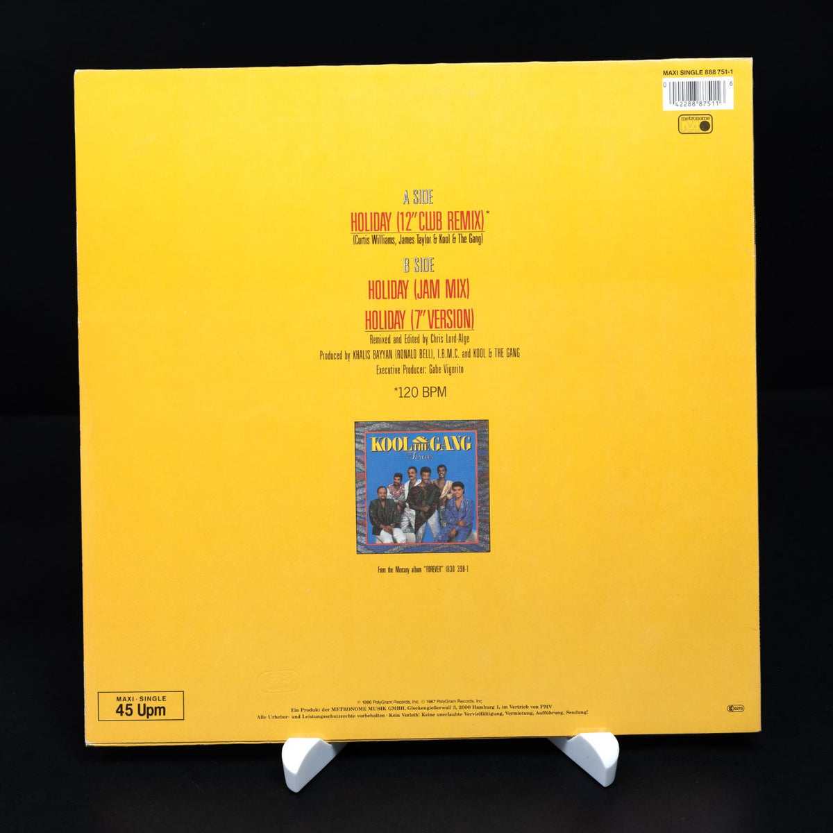 Kool & The Gang - Holiday - Vinyl 12'' Maxi-Single Schallplatte - NM / VG+