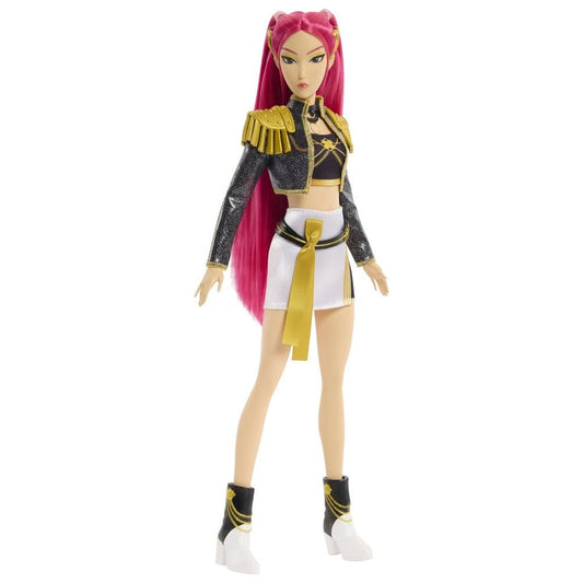 KPop Demon Hunters Singende Puppe Huntrix Mira (Golden) - Modepuppe - Neu & OVP
