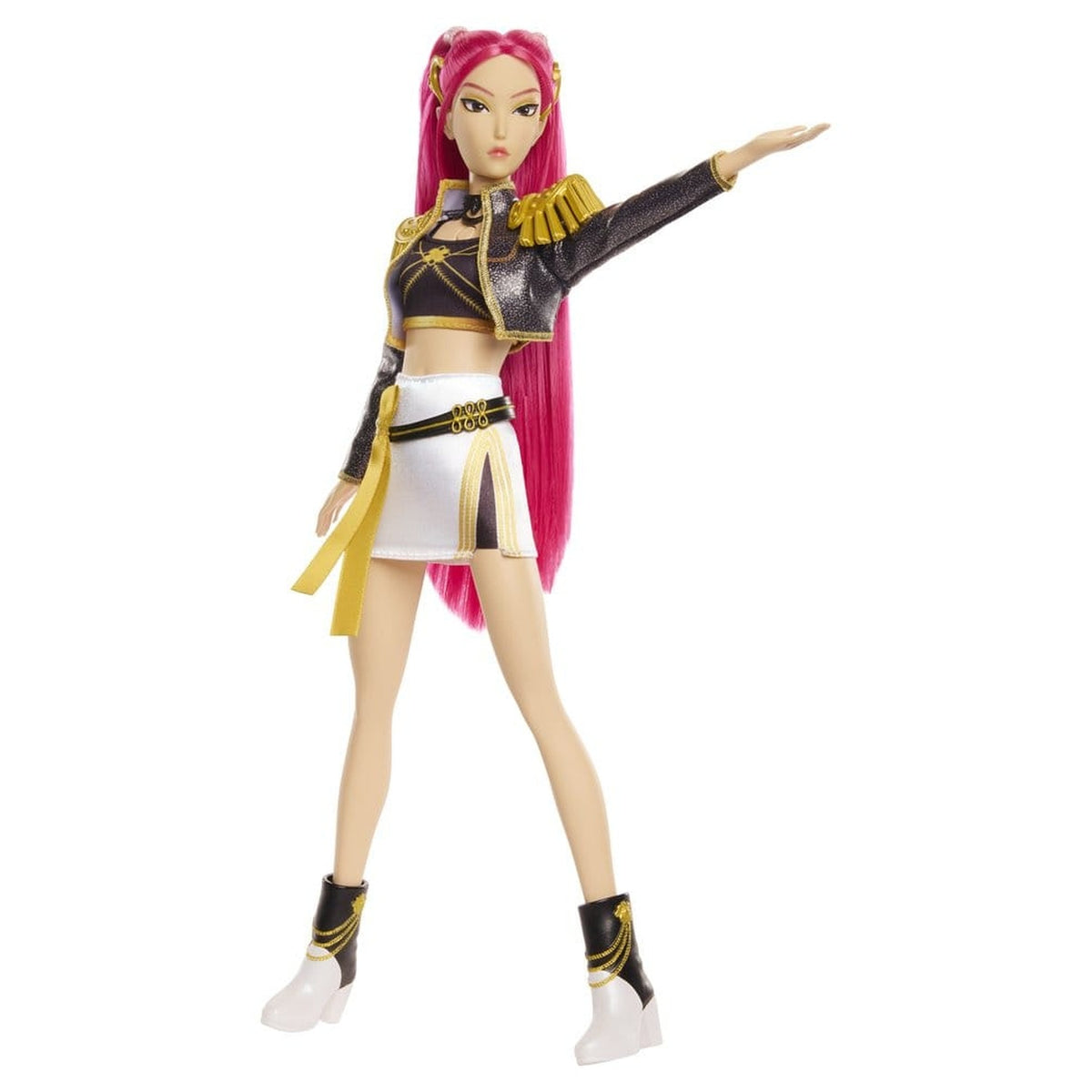 KPop Demon Hunters Singende Puppe Huntrix Mira (Golden) - Modepuppe - Neu & OVP