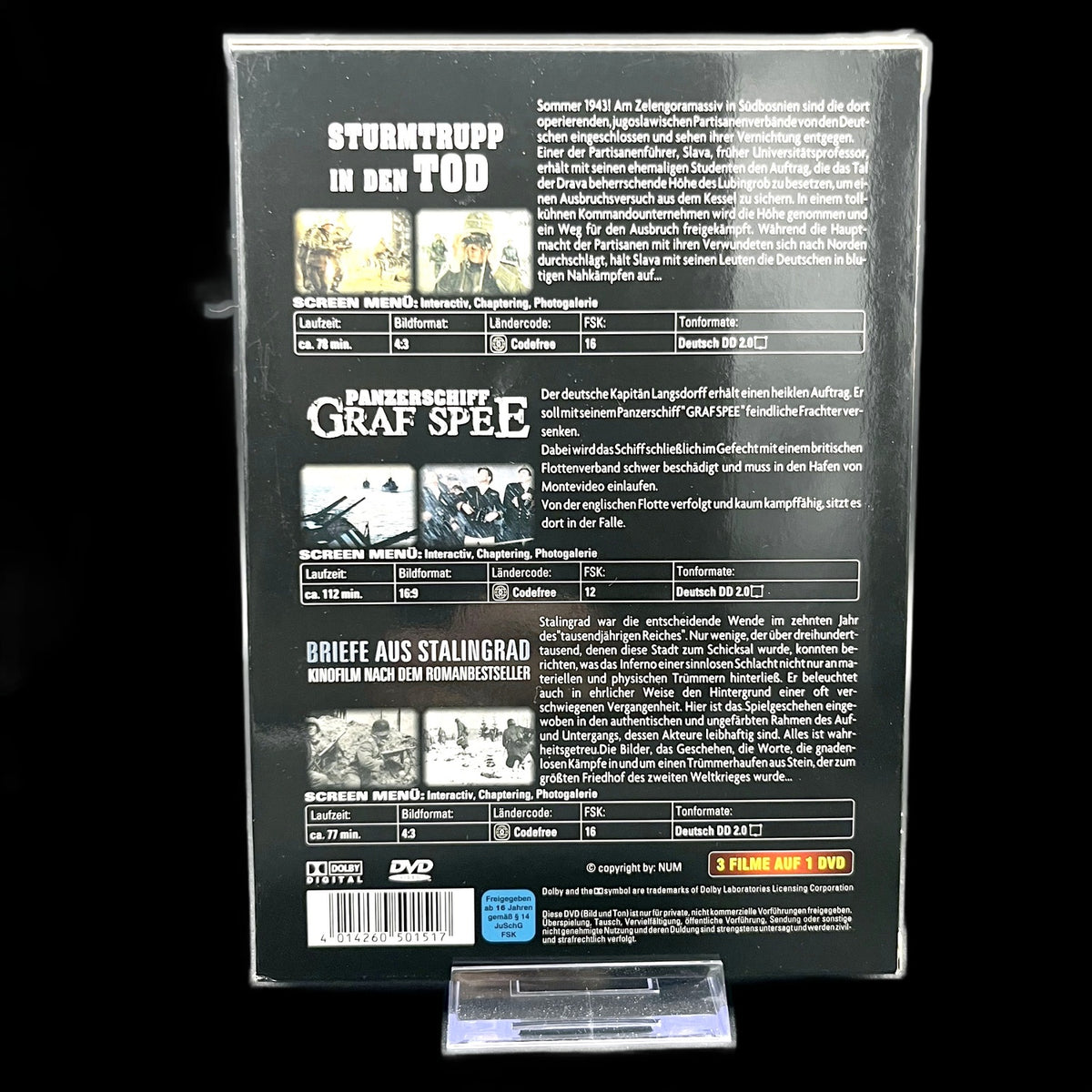 Kriegs Collection - 3 Filme auf 1 DVD - Budget-Collection - DVD - Gebraucht