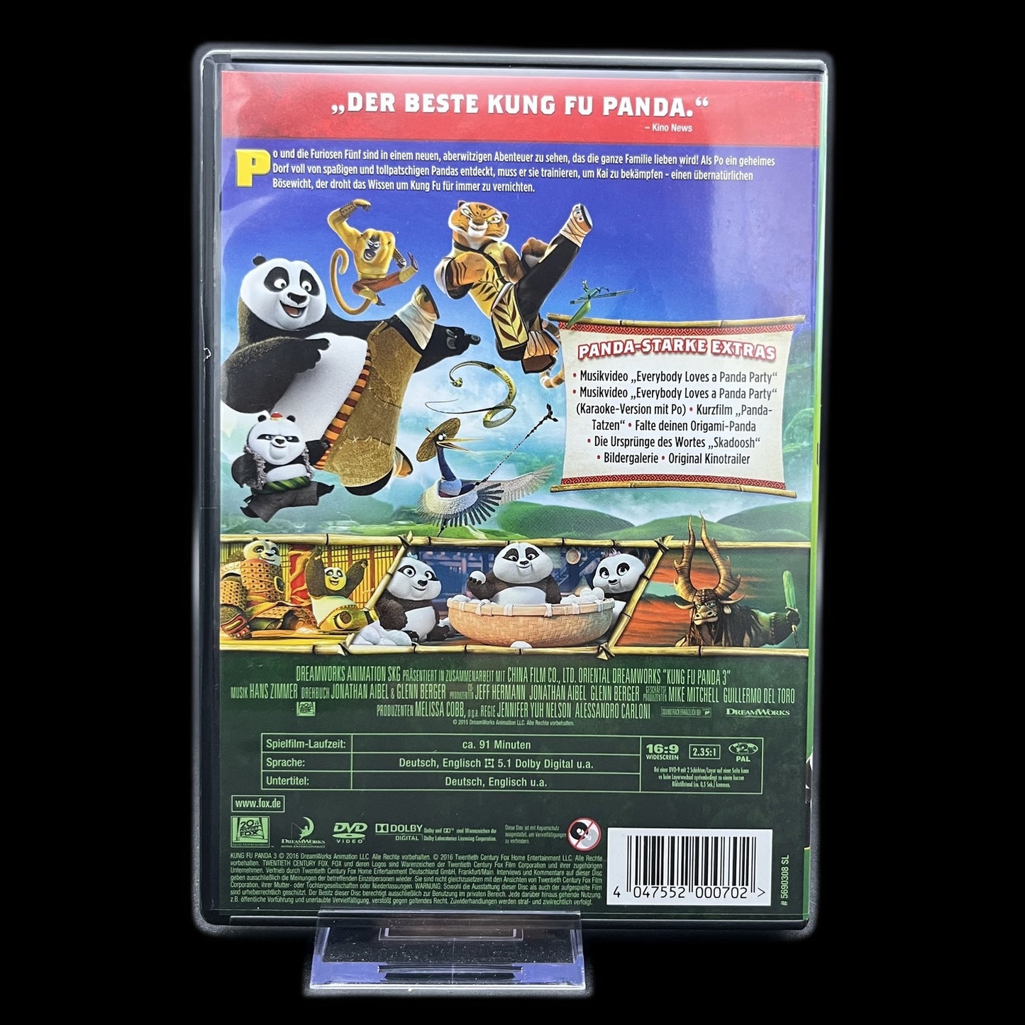 Kung Fu Panda 3 - Kung Fu Panda - Animation - DVD - Familie - Film - Gebraucht