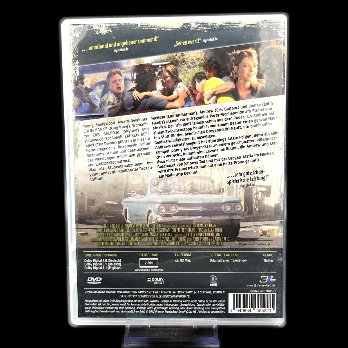 La Amistad - Wende-Cover - Thriller & Mystery - DVD - Flucht - Film - Gebraucht