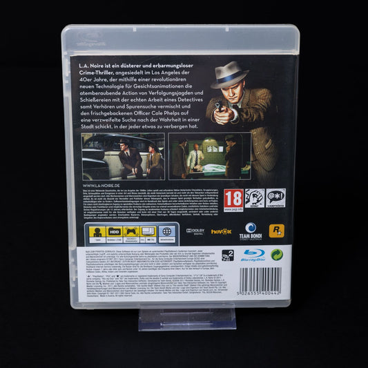 L.A. Noire - Sony Playstation 3 PS3 Spiel - Rockstar - PAL - Zustand Gut