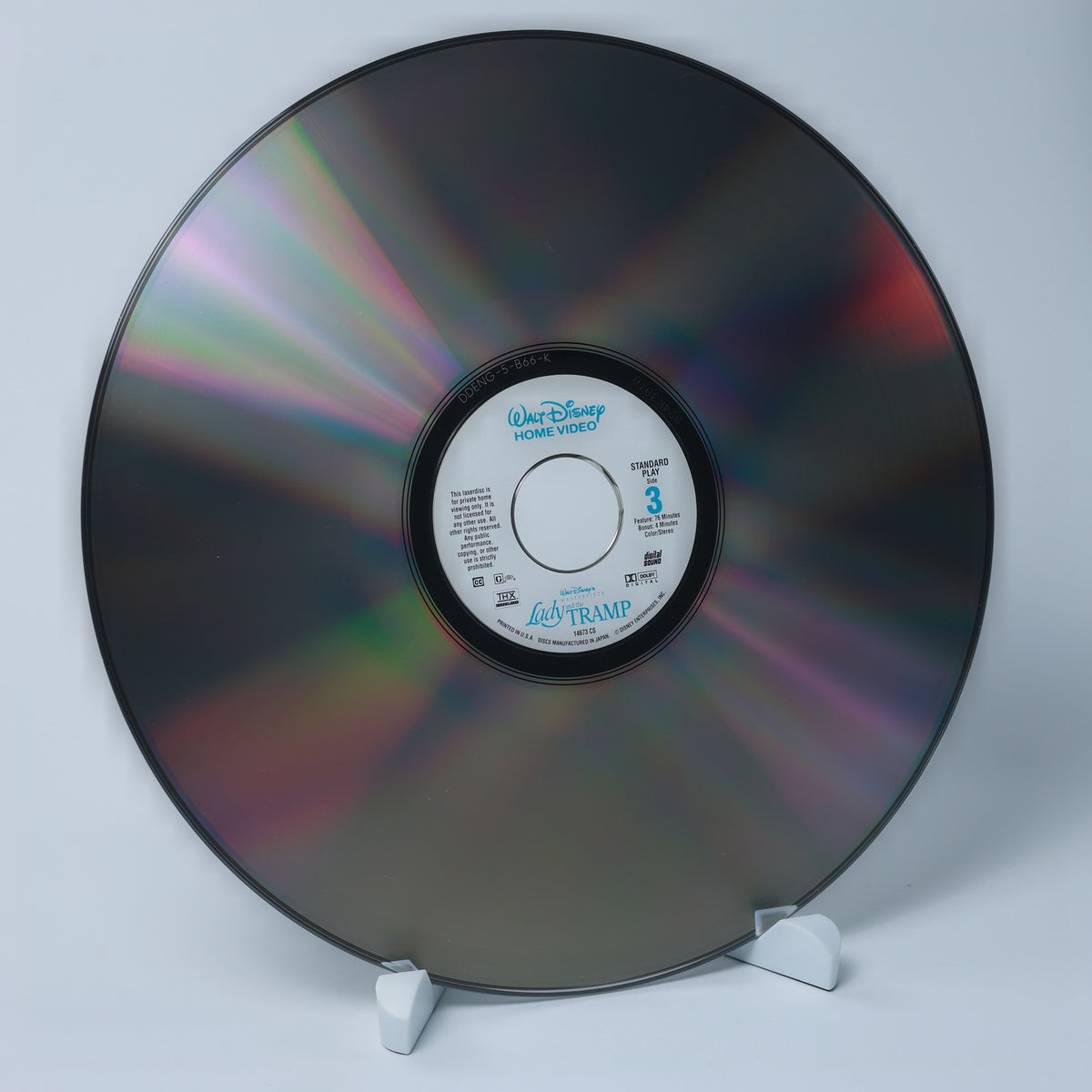 Lady and the Tramp - Walt Disney Masterpiece - LaserDisc - Zustand Sehr Gut