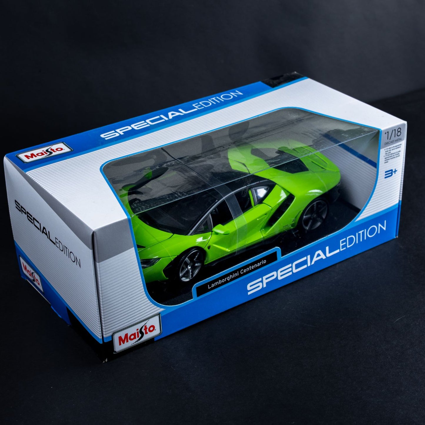Lamborghini Centenario Modellauto - Diecast Standmodell - Maßstab 1:18 - Grün