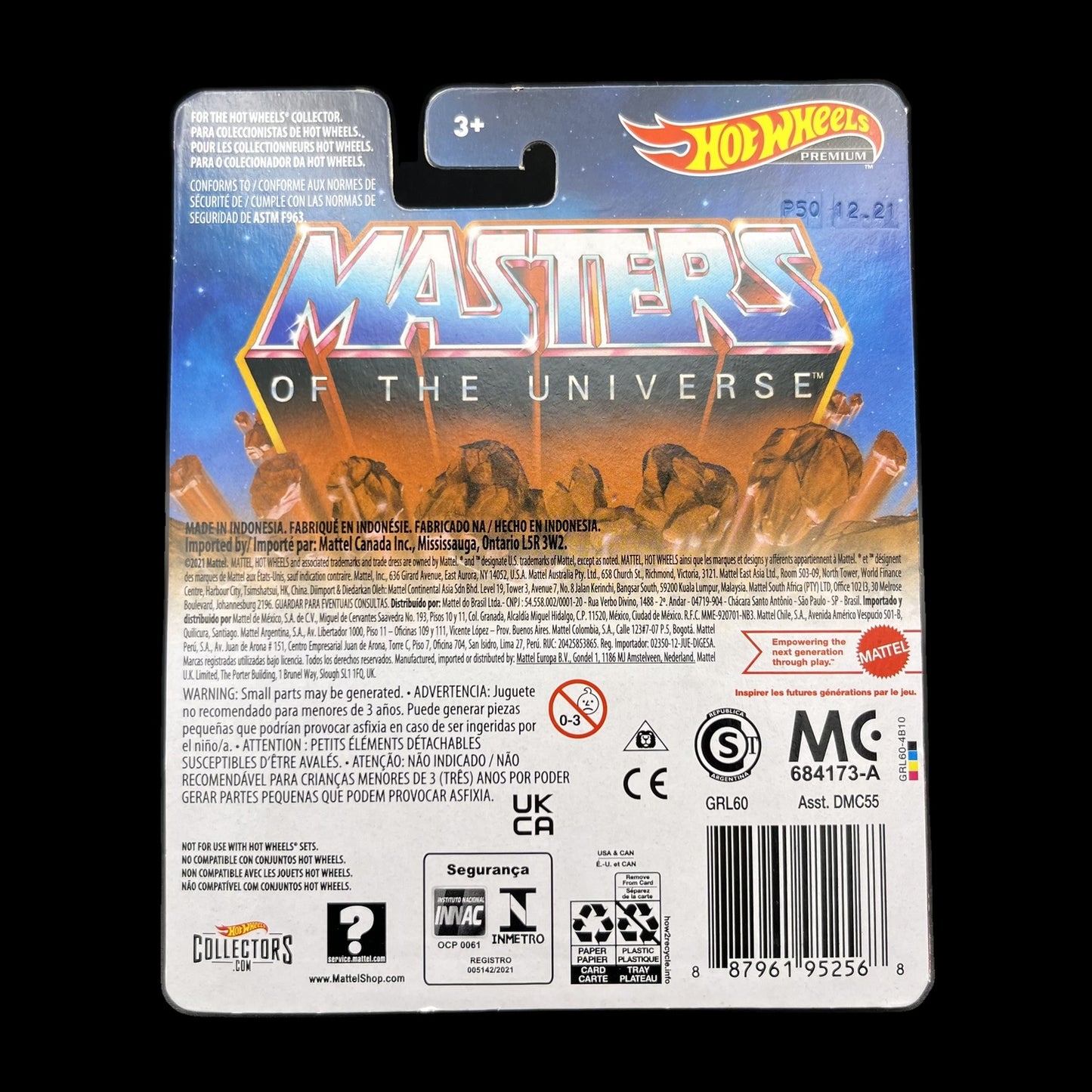 He-Man Land Shark - Mattel - Masters of the Universe - 1/64 - Metall - Neu & OVP