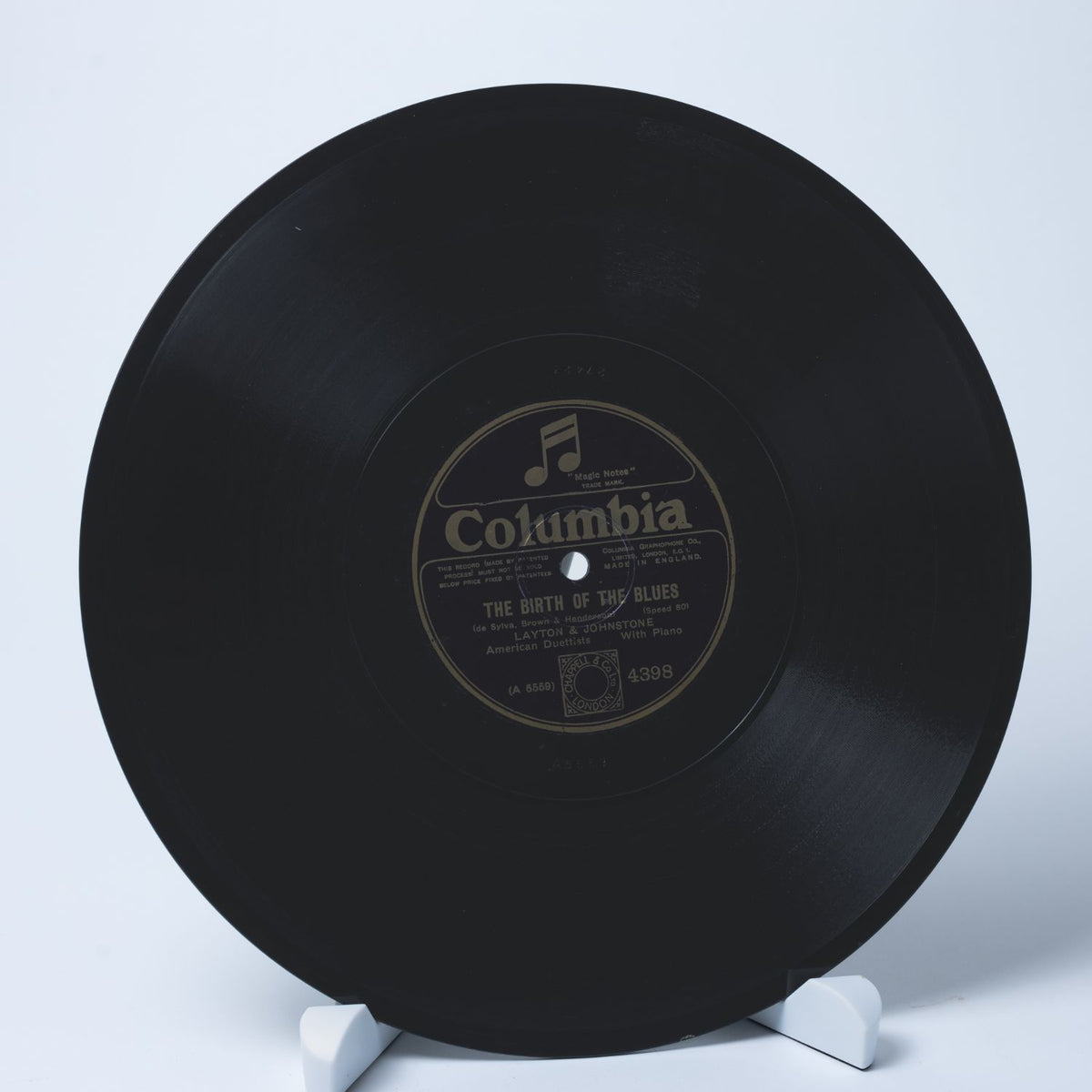 Layton And Johnstone - Lido Lady / The Birth Of The Blues - Shellack 1927 - NM