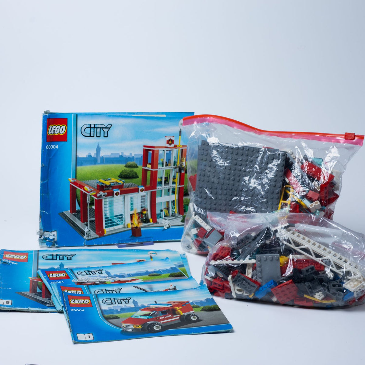 LEGO City - Feuerwehr-Hauptquartier - Modell 60004 - Vollständig mit Anleitung