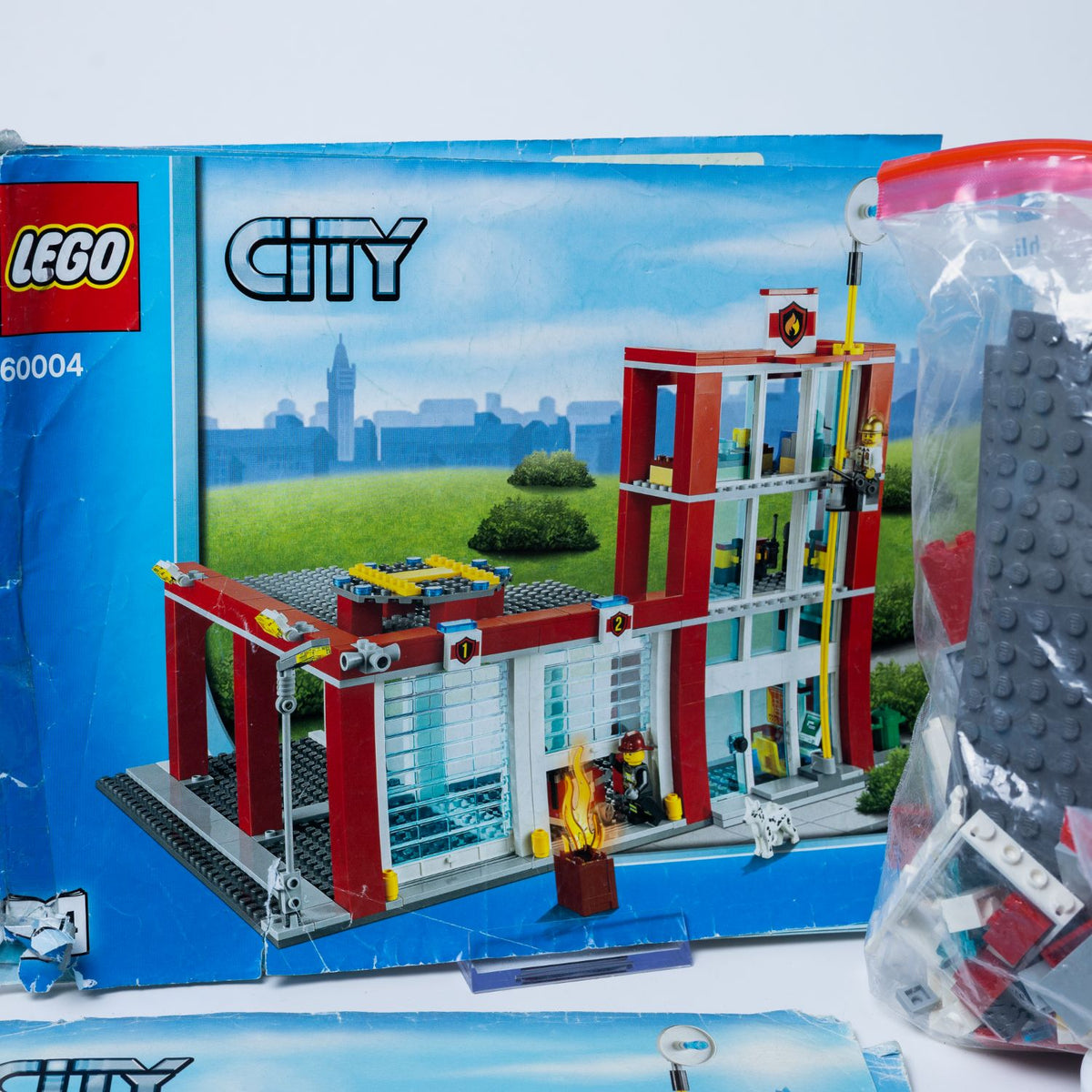 LEGO City - Feuerwehr-Hauptquartier - Modell 60004 - Vollständig mit Anleitung