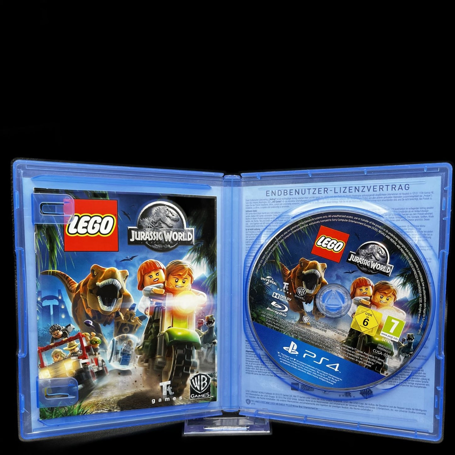 LEGO Jurassic World - Chris Pratt - Sony PS4 Playstation 4 - Zustand sehr gut
