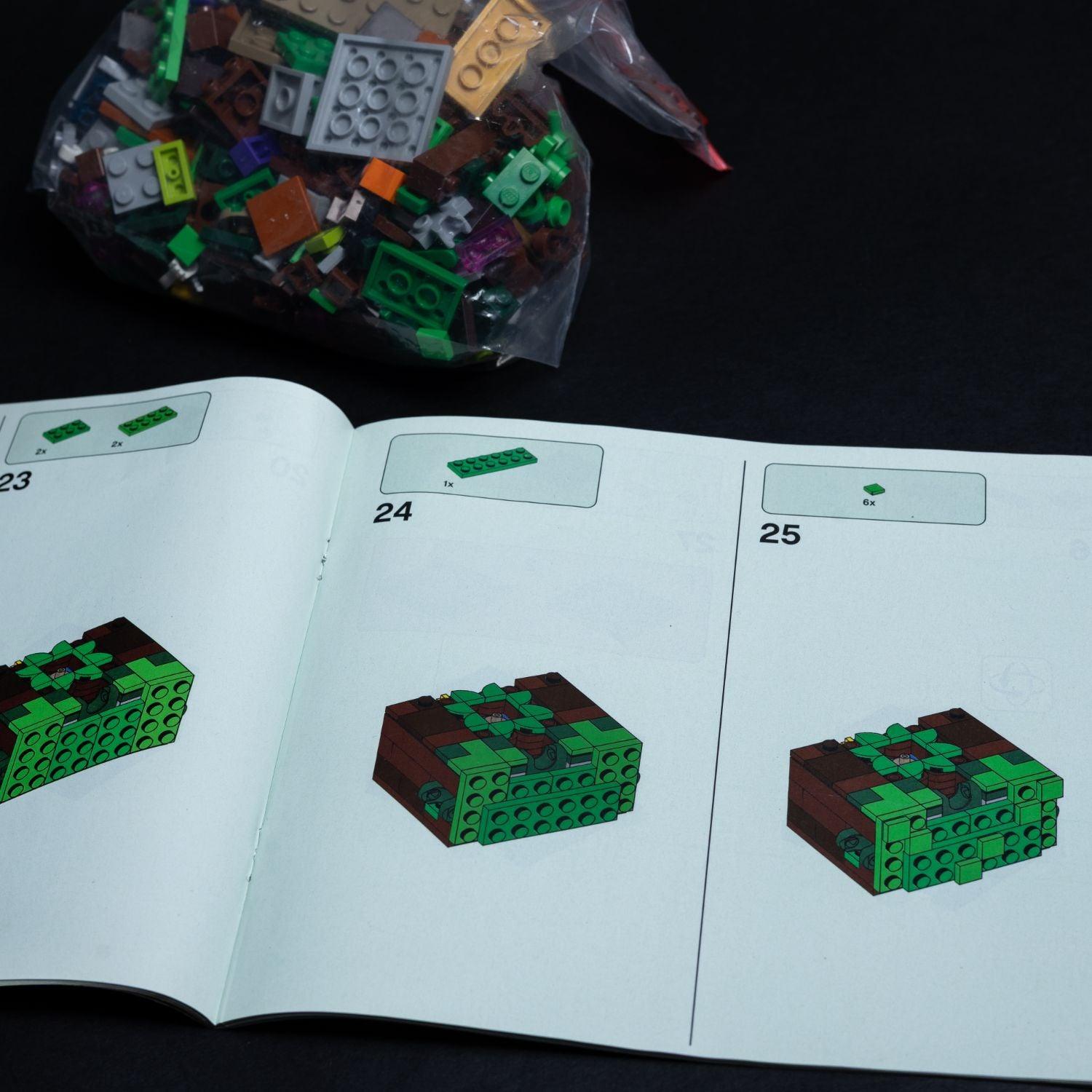 lego-minecraft-die-dschungel-ungeheuer-21176-vollstaendig-mit-anleitung-2 - Utopia Collectibles
