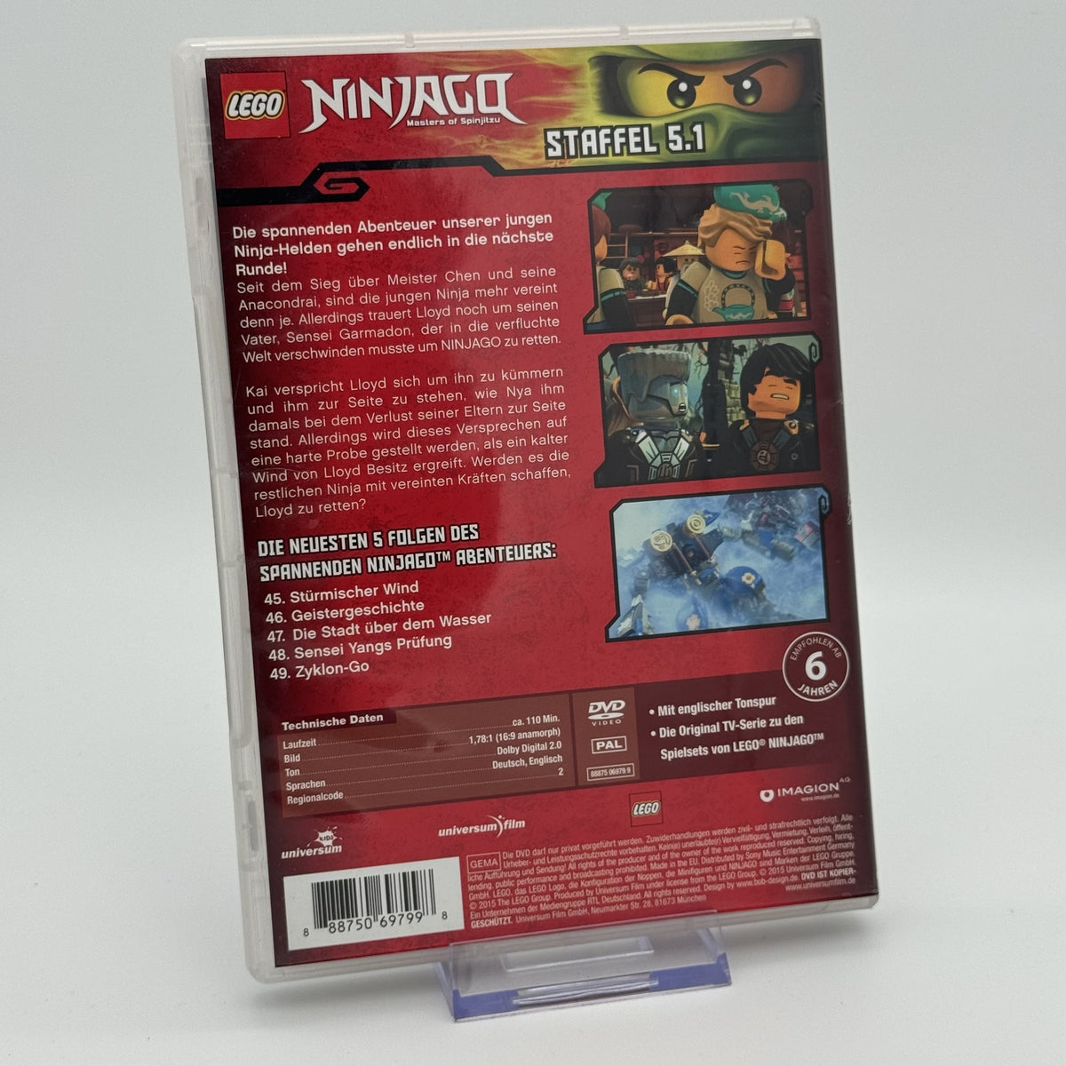 Lego Ninjago - Staffel 5 - Folgen 45-49 - DVD - Fernsehserie - Zustand Sehr Gut