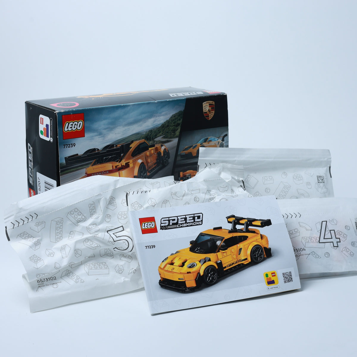 LEGO Speed Champions - Porsche 911 GT3 RS - Modell 77239 - Teilweise Aufgebaut
