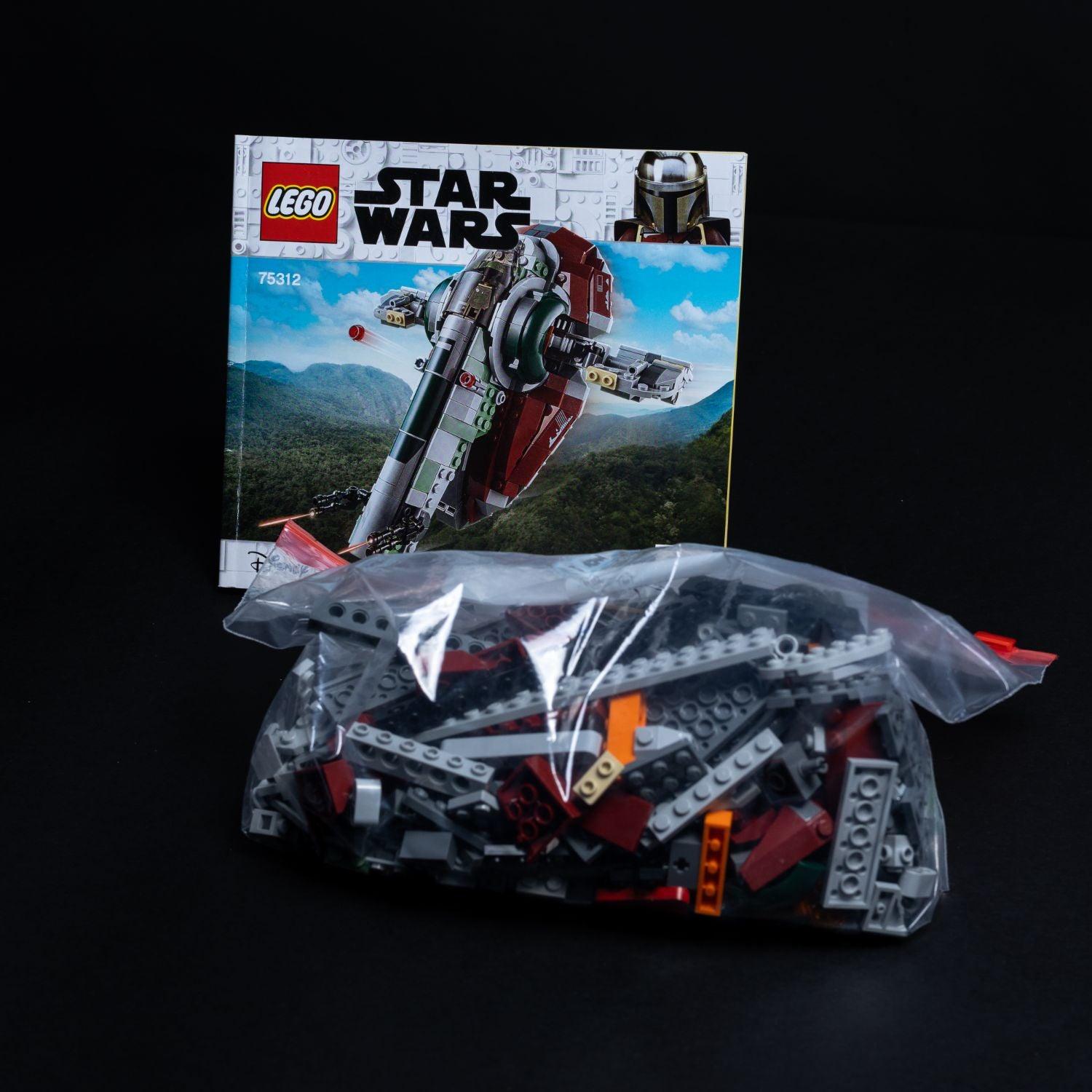 lego-star-wars-boba-fetts-starship-modell-75312-vollstaendig-mit-anleitung-1 - Utopia Collectibles