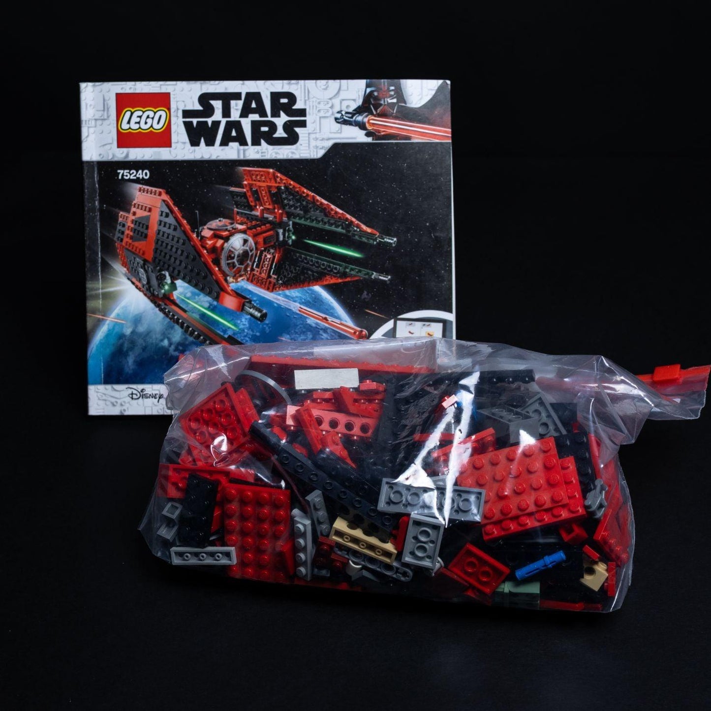 lego-star-wars-major-vonregs-tie-fighter-75240-zust-top-mit-anleitung-1 - Utopia Collectibles