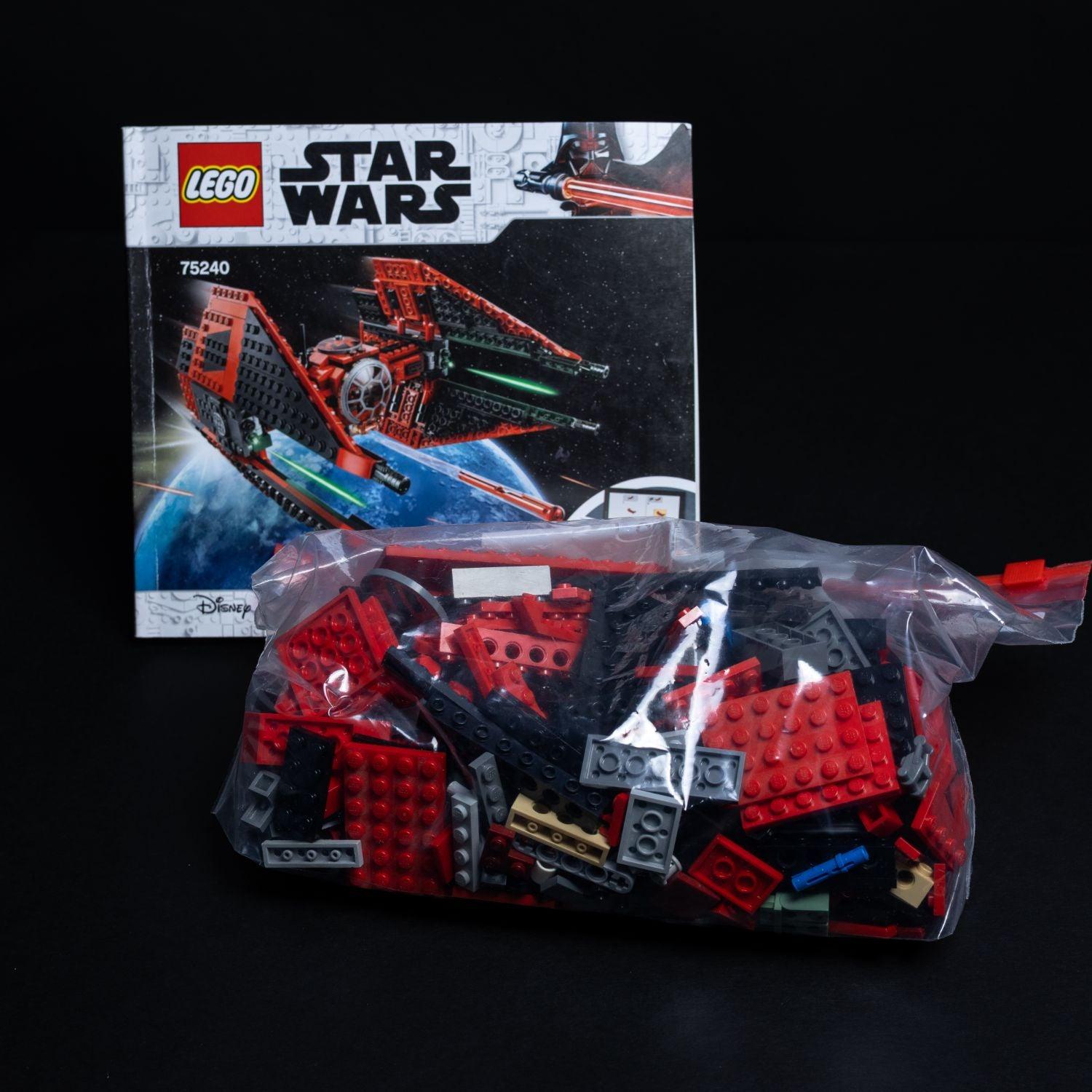 lego-star-wars-major-vonregs-tie-fighter-75240-zust-top-mit-anleitung-1 - Utopia Collectibles