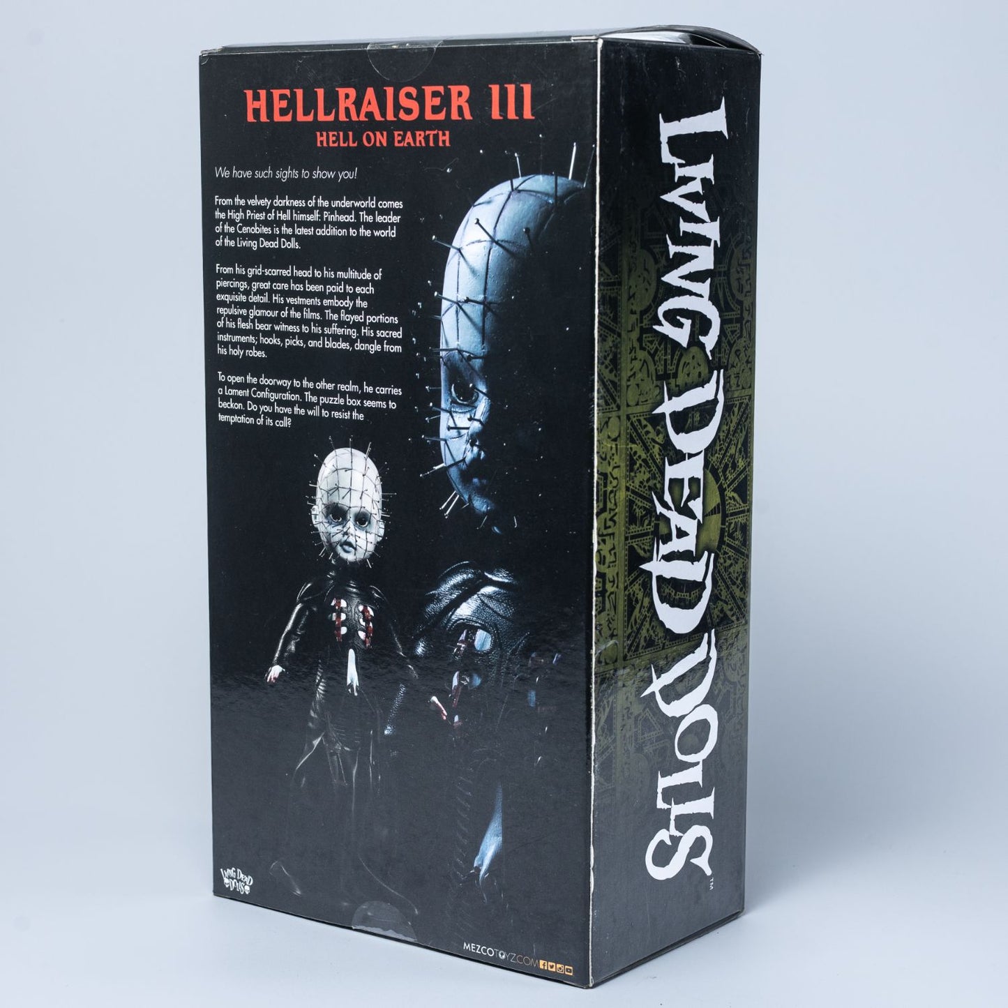 Living Dead Dolls: Pinhead - Hellraiser 3 Action Figur - Neu & OVP / Sealed