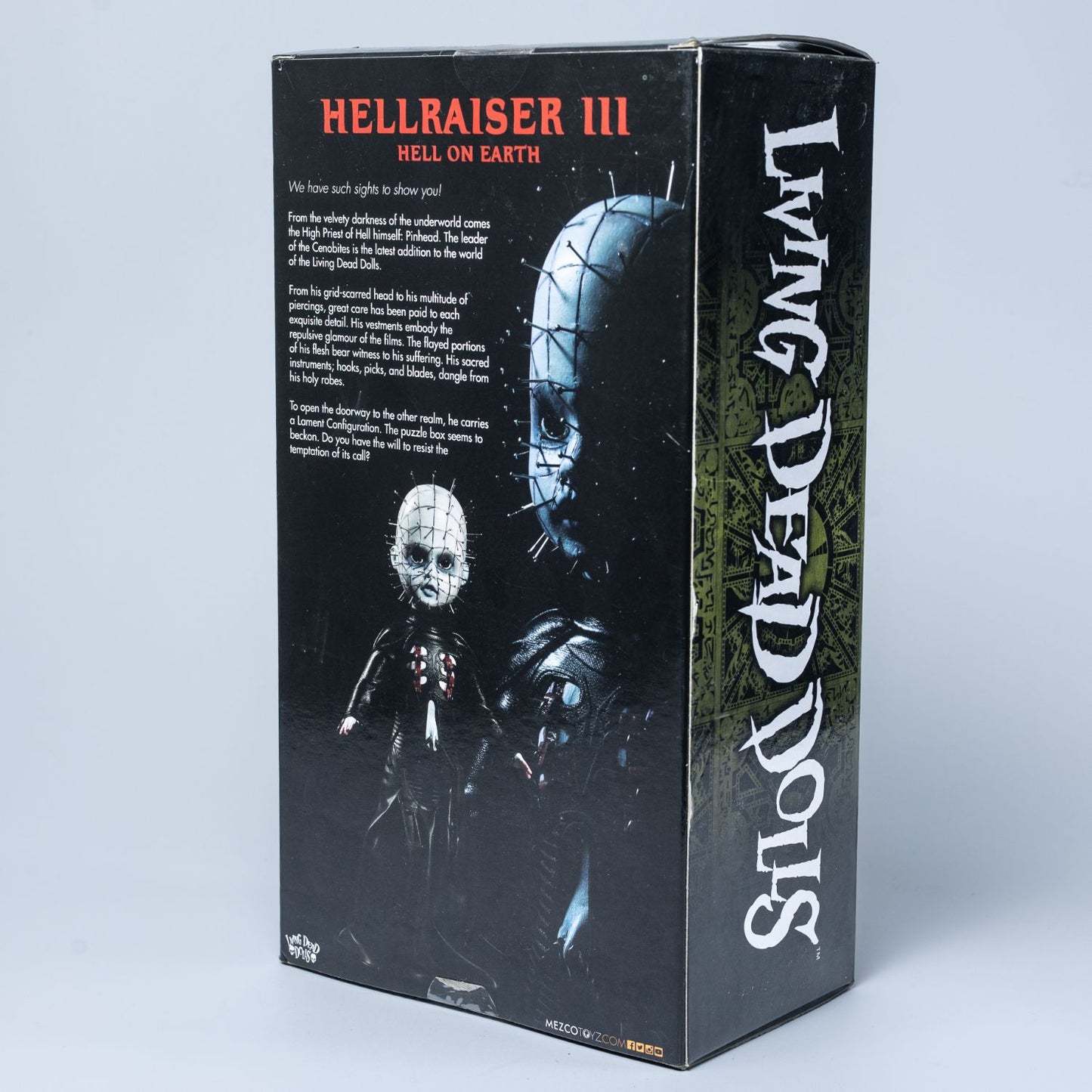 Living Dead Dolls: Pinhead - Hellraiser 3 Figur Crimson Red (Selten) - Neu & OVP