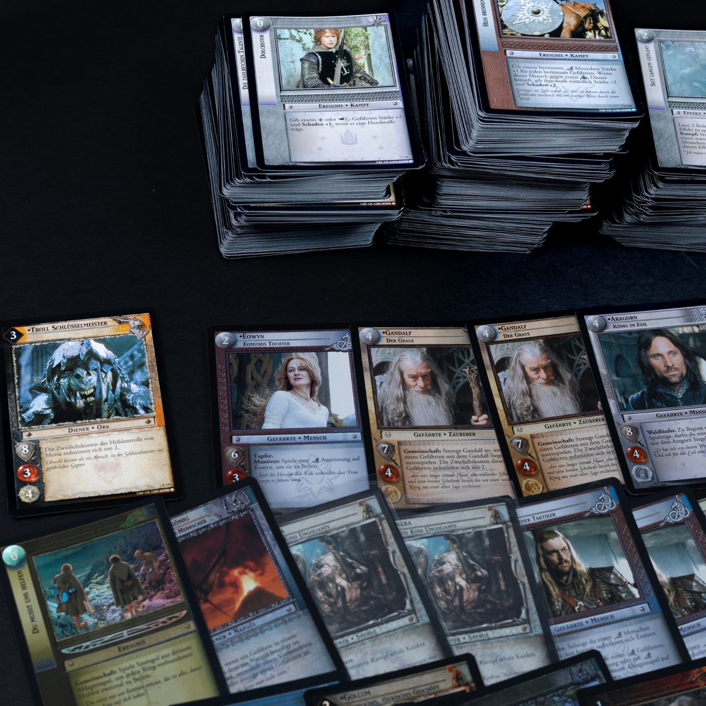 Lord of the Rings TCG - Sammlung ca. 500 Karten - Mit Rares + Foils + Promos