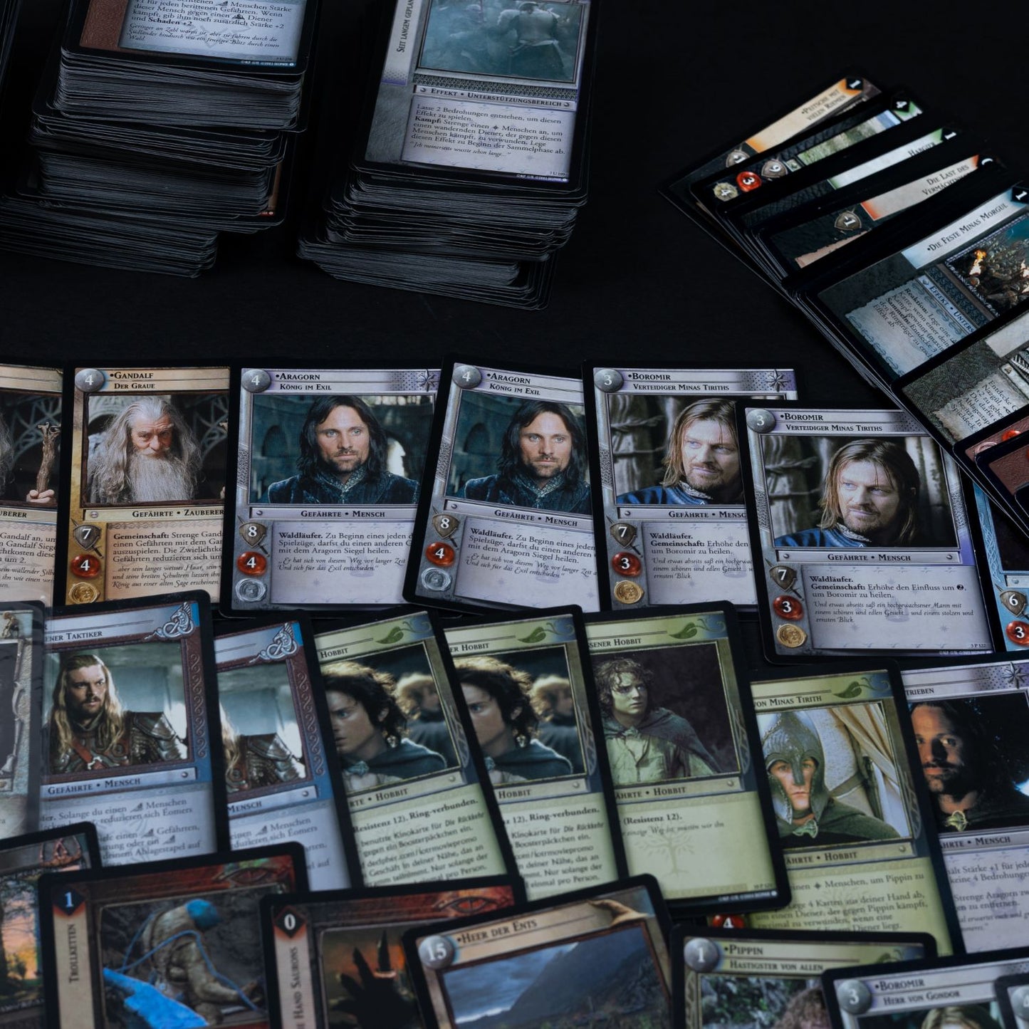 Lord of the Rings TCG - Sammlung ca. 500 Karten - Mit Rares + Foils + Promos
