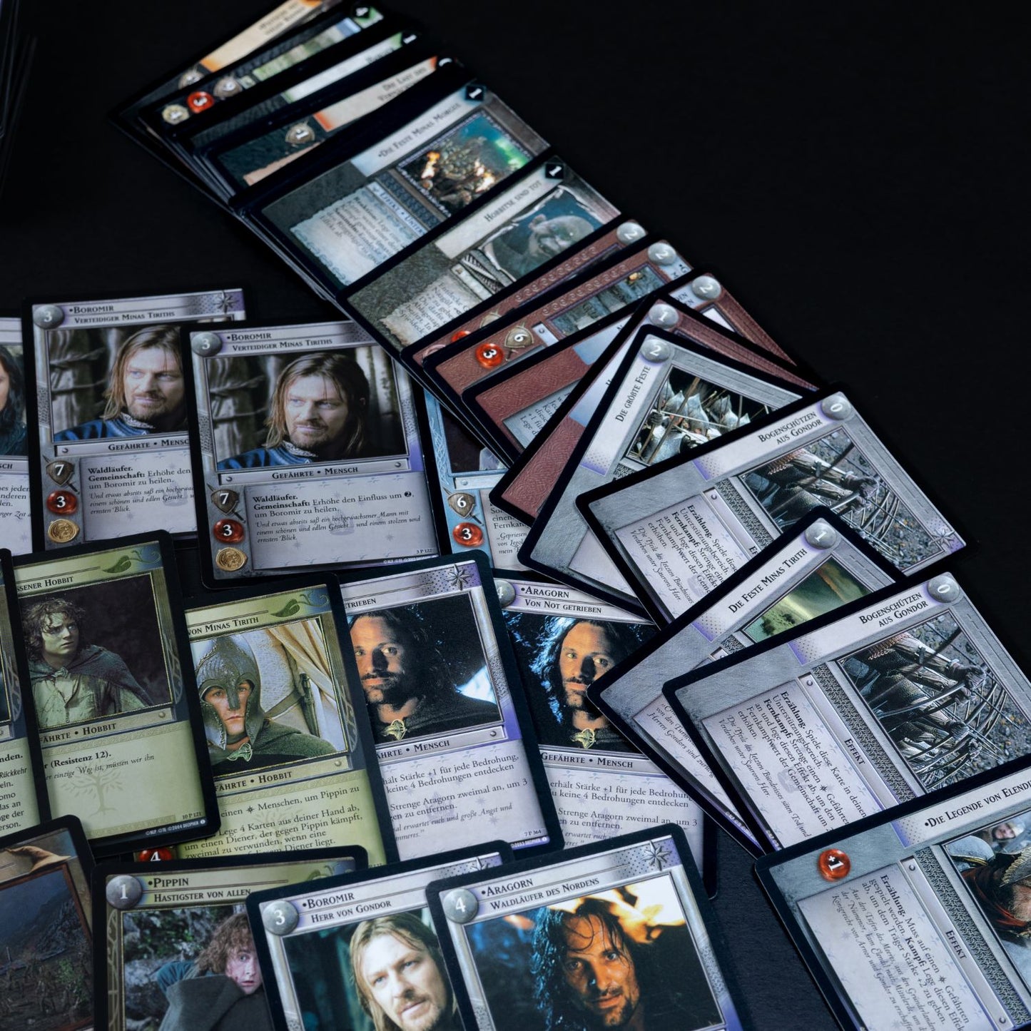 Lord of the Rings TCG - Sammlung ca. 500 Karten - Mit Rares + Foils + Promos