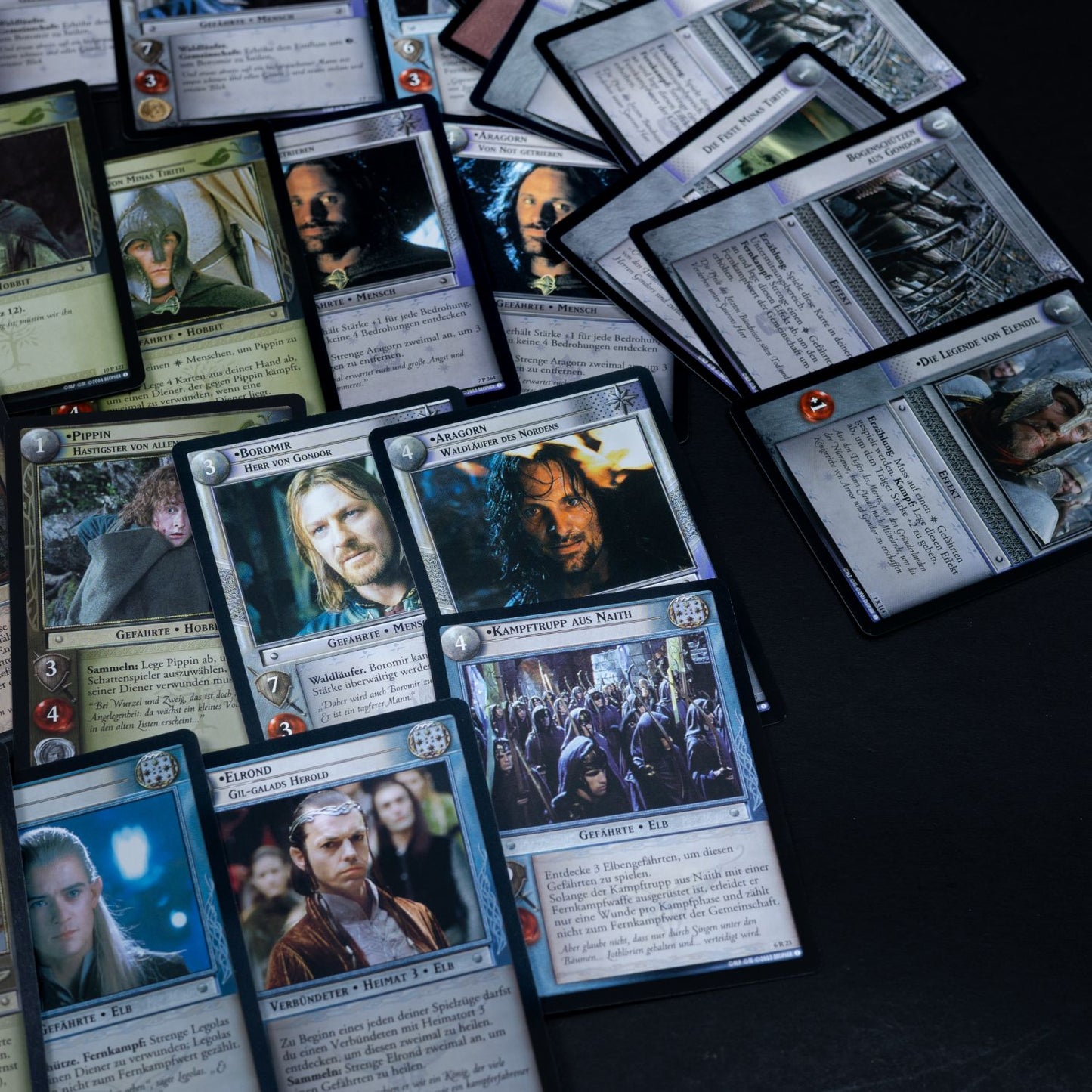 Lord of the Rings TCG - Sammlung ca. 500 Karten - Mit Rares + Foils + Promos
