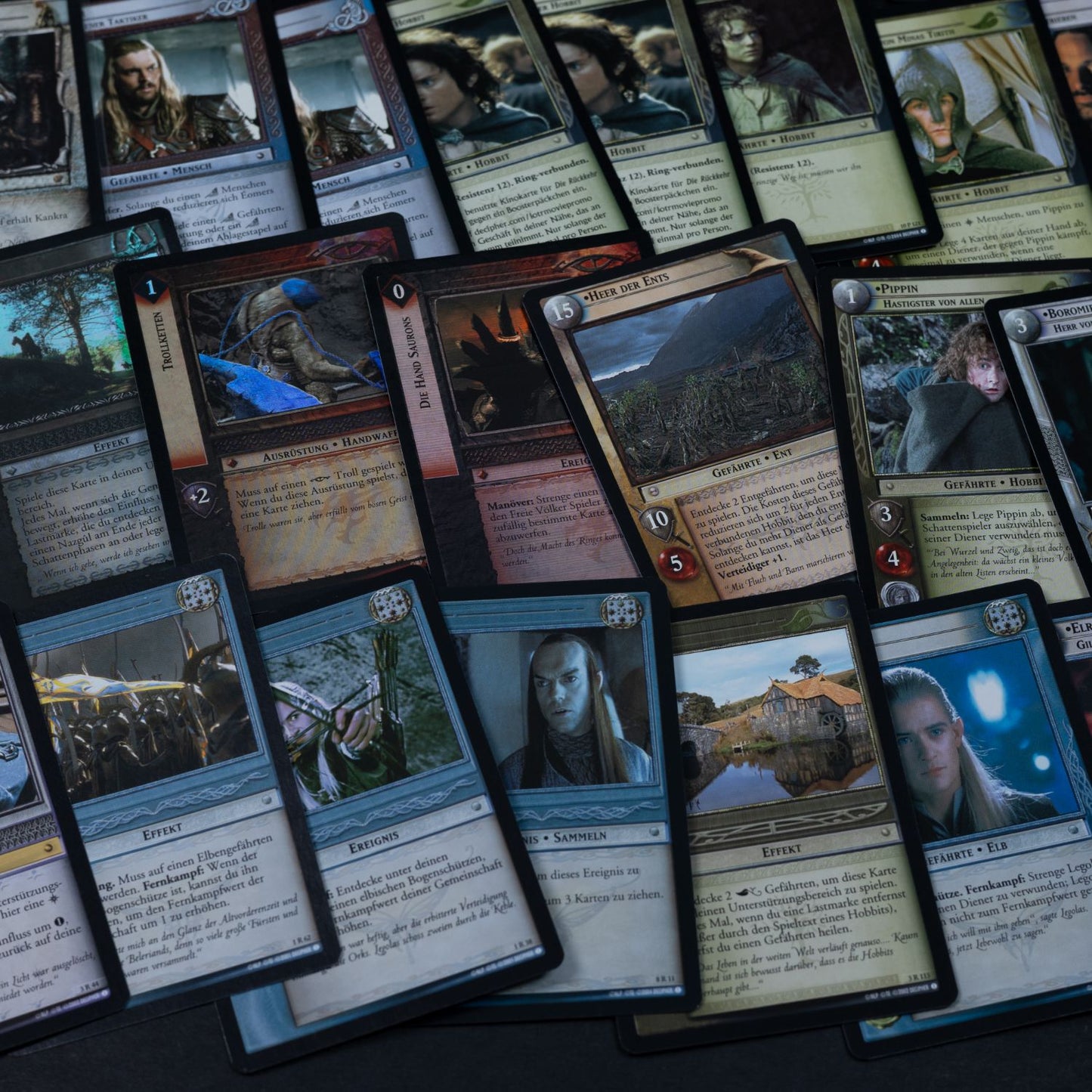 Lord of the Rings TCG - Sammlung ca. 500 Karten - Mit Rares + Foils + Promos