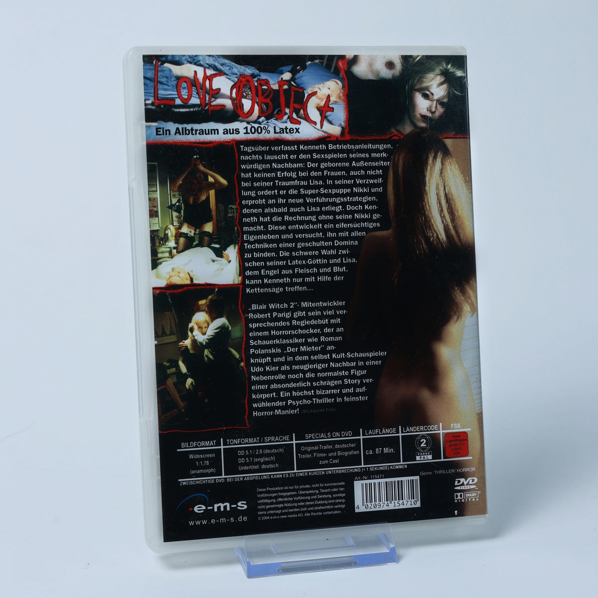 Love Object - E-M-S Release - Psycho-Thriller - DVD - Film - Zustand Sehr Gut