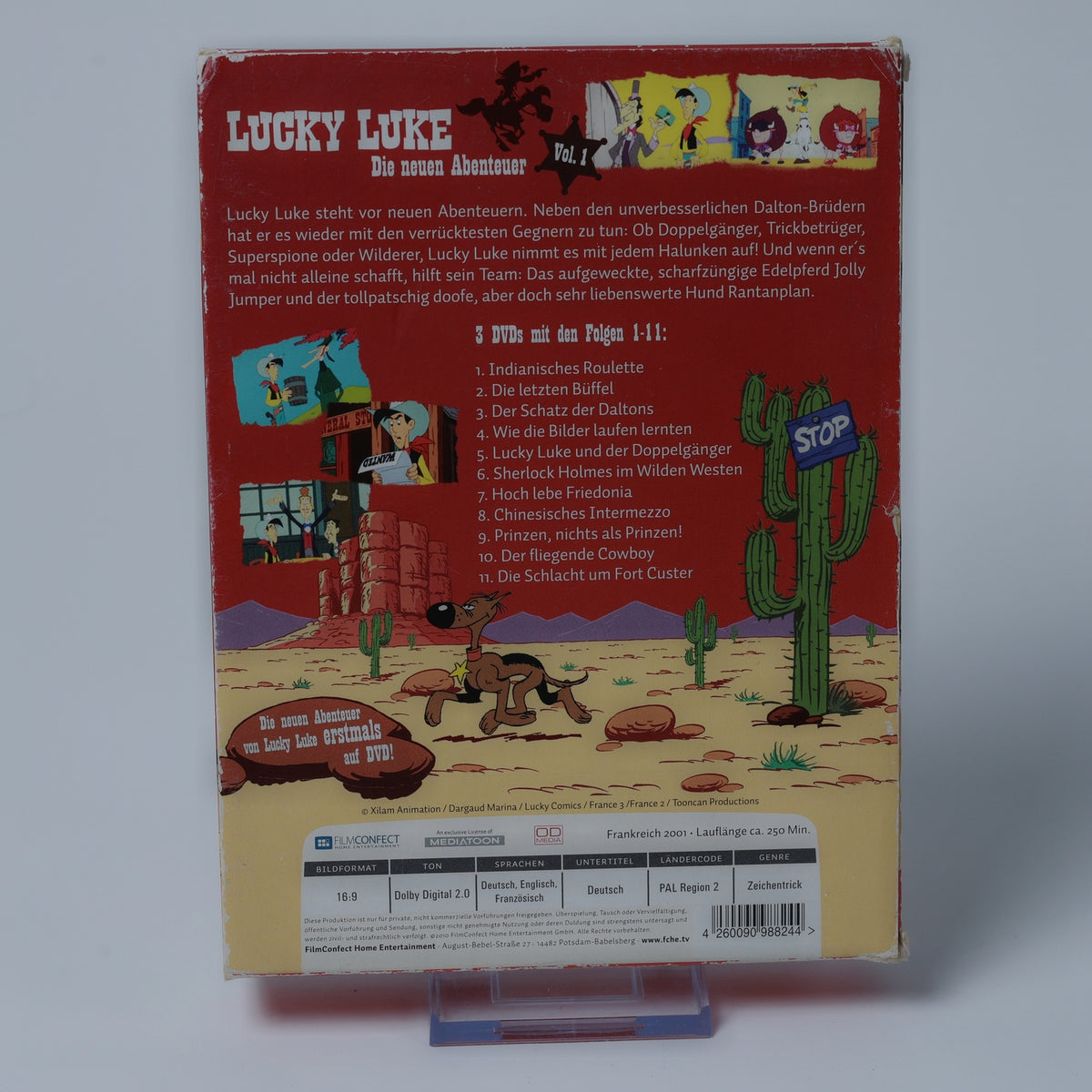 Lucky Luke - Staffel 1 - Die Neuen Abenteuer - DVD - Fernsehserie - Zustand Gut