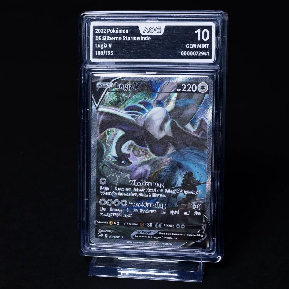 Lugia V - Silver Tempest / Silberne Sturmwinde (2022) 186/195 - AOG 10 - Deutsch
