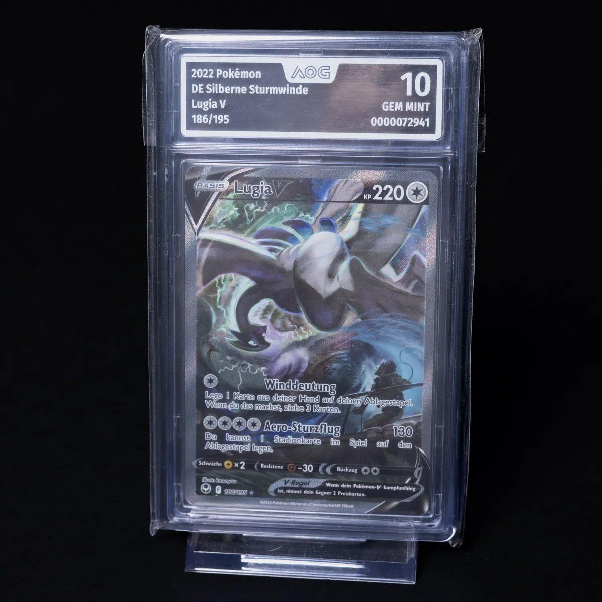 Lugia V - Silver Tempest / Silberne Sturmwinde (2022) 186/195 - AOG 10 - Deutsch