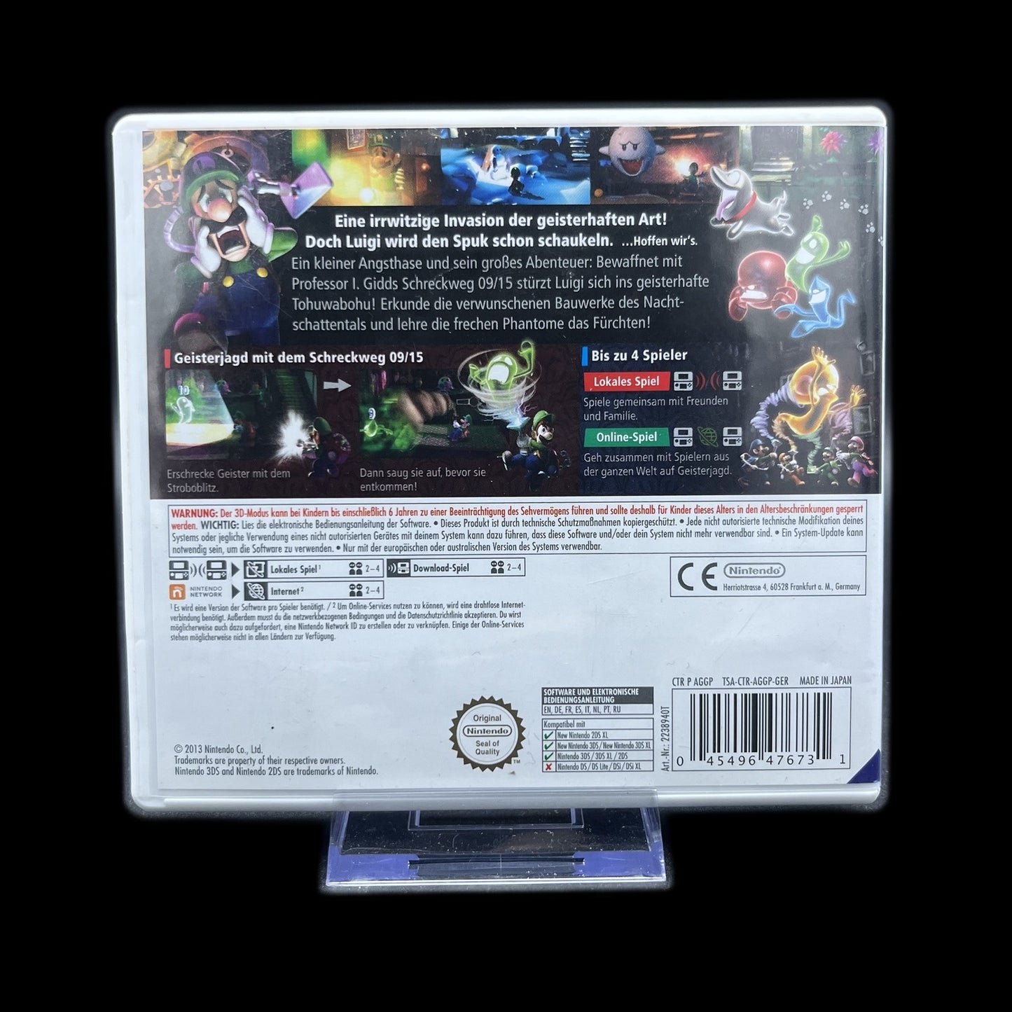 Luigi's Mansion 2 - Nintendo 3DS - Complete in Box - PAL - deutsch - Gebraucht