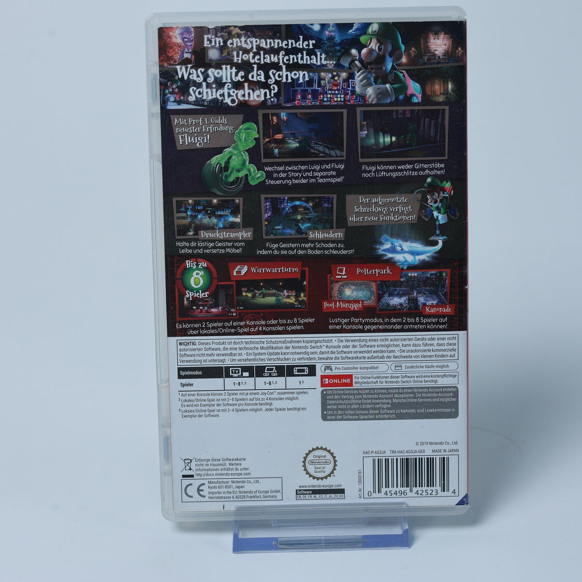 Luigi's Mansion 3 - Nintendo Switch Spiel - CiB - PAL - Zustand Sehr Gut