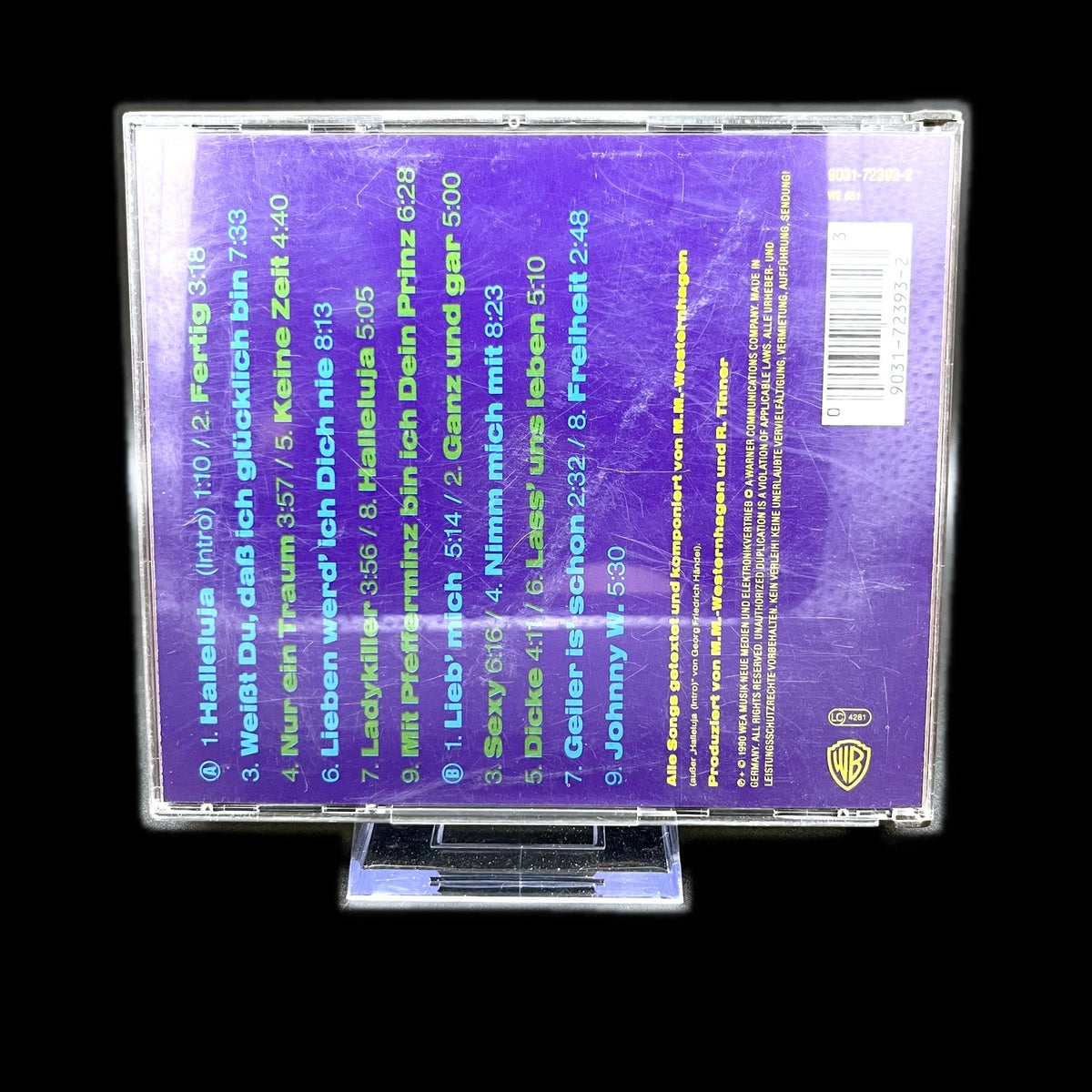 M.M. Westernhagen - Live - 1990 - Musik CD - Rock - Album - Deutsch - Gebraucht