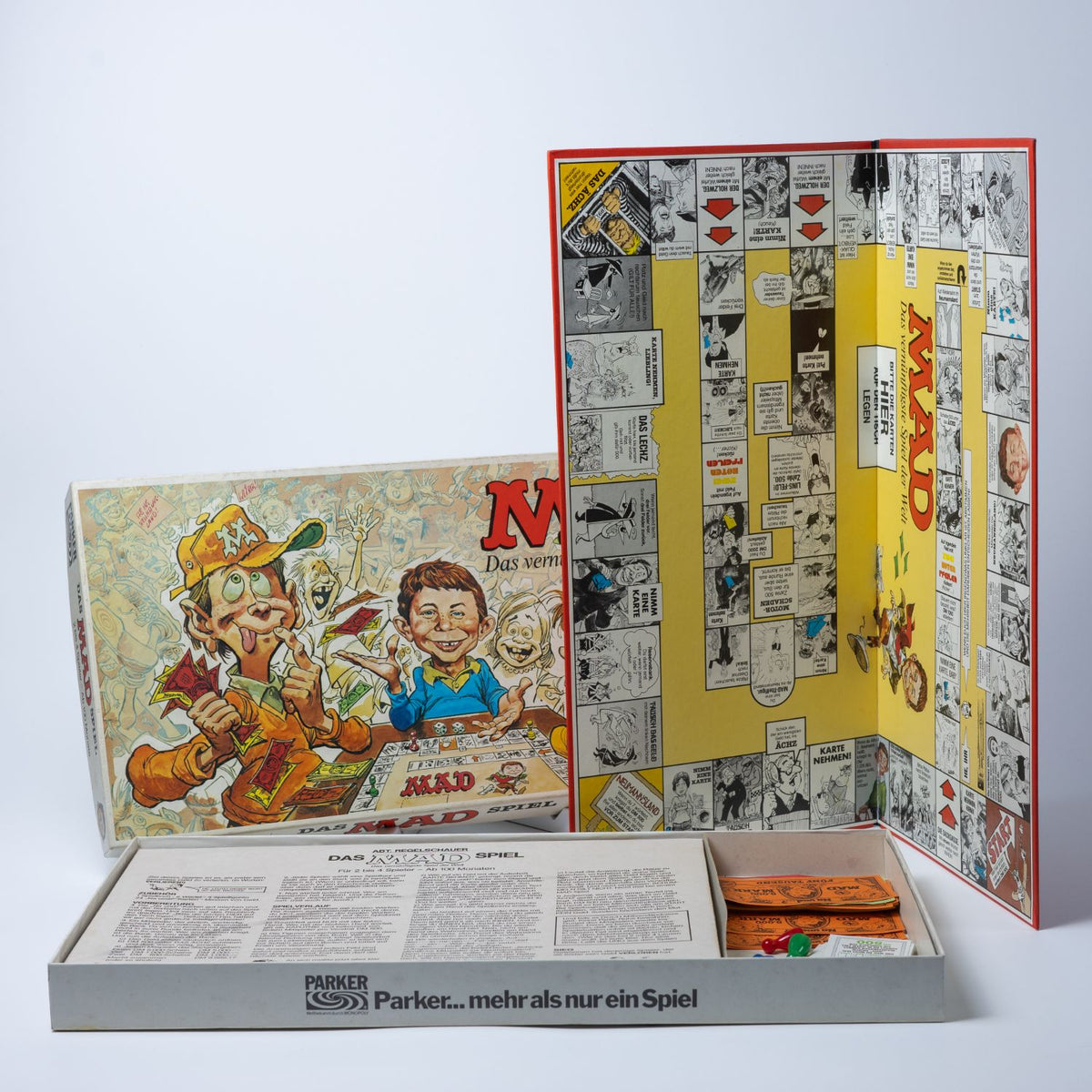 MAD - Das vernünftigste Spiel der Welt - Parker Erstauflage 1982 - Zustand Okay