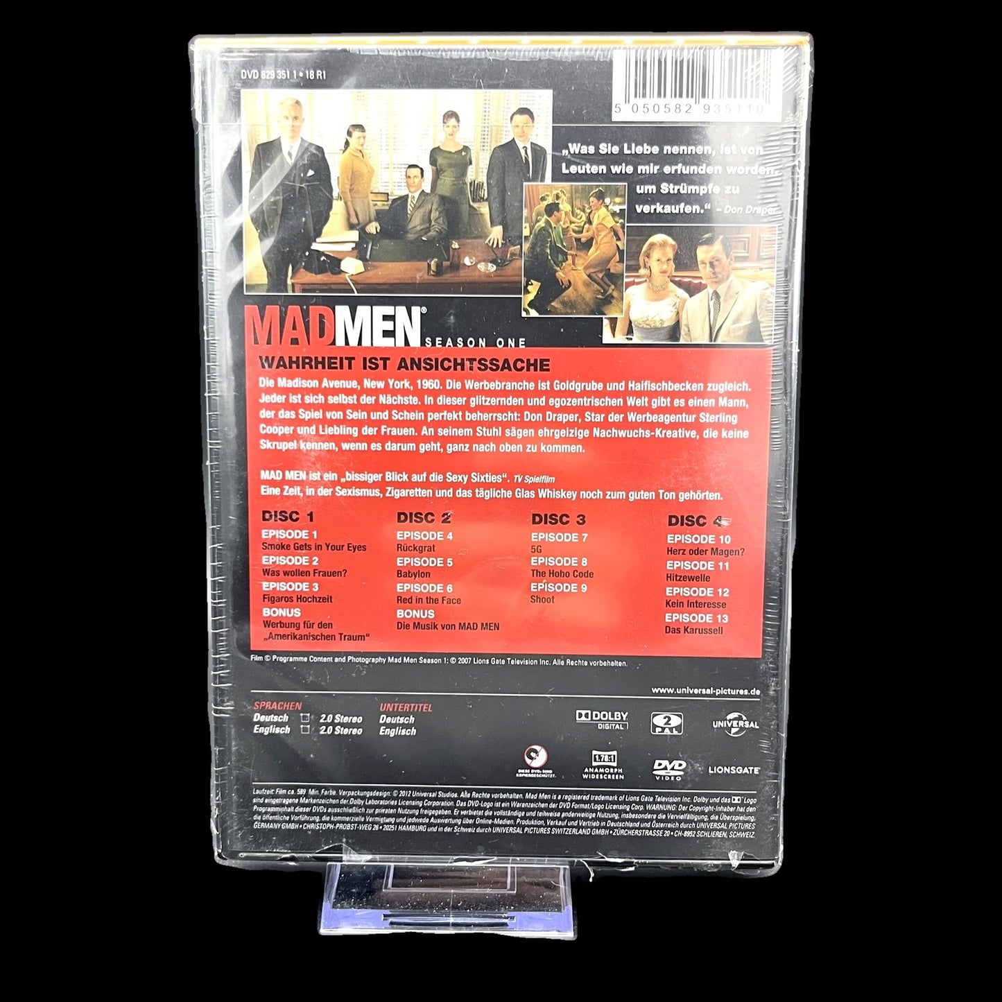 Mad Men - Staffel 1 - Versiegelt - Drama - DVD - Modern - Zeitgemäß - Neu