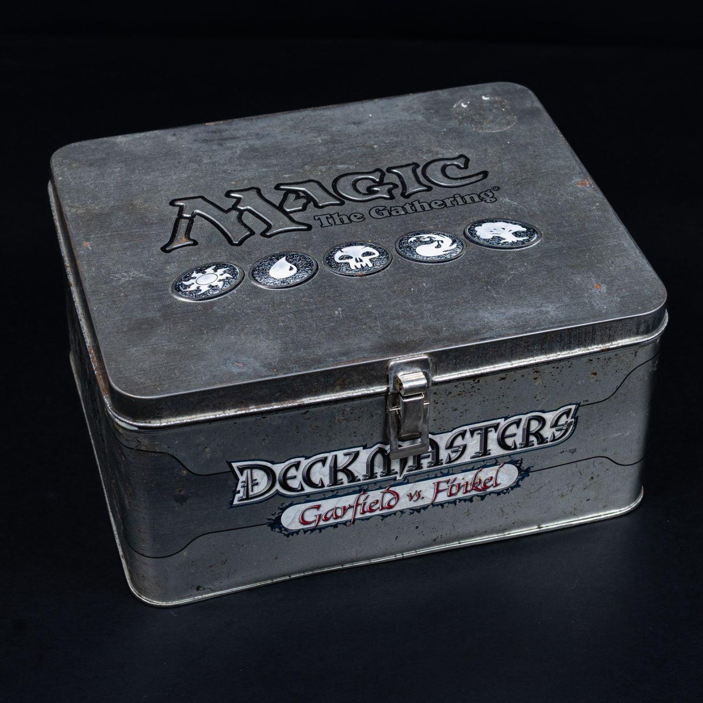 Magic the Gathering Deckmasters Garfield vs Finklel & 8 Ultra Pro Metal Deck Box