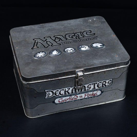 Magic the Gathering Deckmasters Garfield vs Finklel & 8 Ultra Pro Metal Deck Box