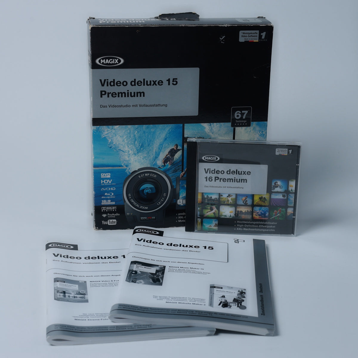 Magix Video Deluxe 15 Premium - Videobearbeitungssoftware - Zustand Sehr Gut