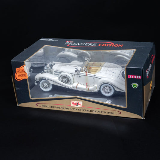 Maisto Premier Edition - 1/18 Modell - Mercedes-Benz 500 K Specialroadster - OVP