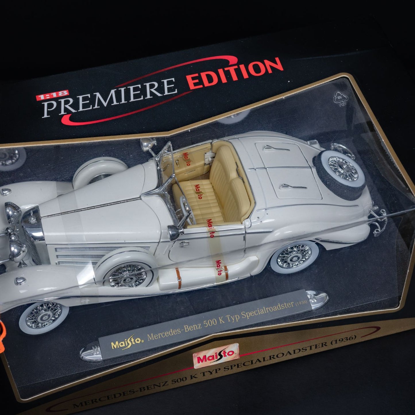 Maisto Premier Edition - 1/18 Modell - Mercedes-Benz 500 K Specialroadster - OVP