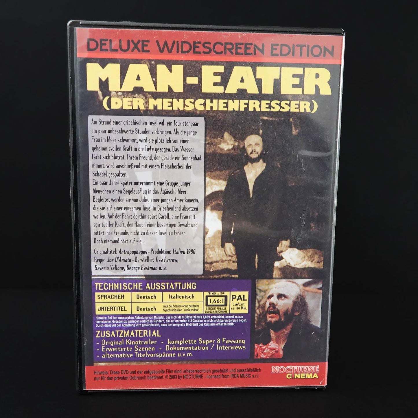 Man-Eater - Der Menschenfresser - Deluxe Widescreen Edition - DVD Deutsch